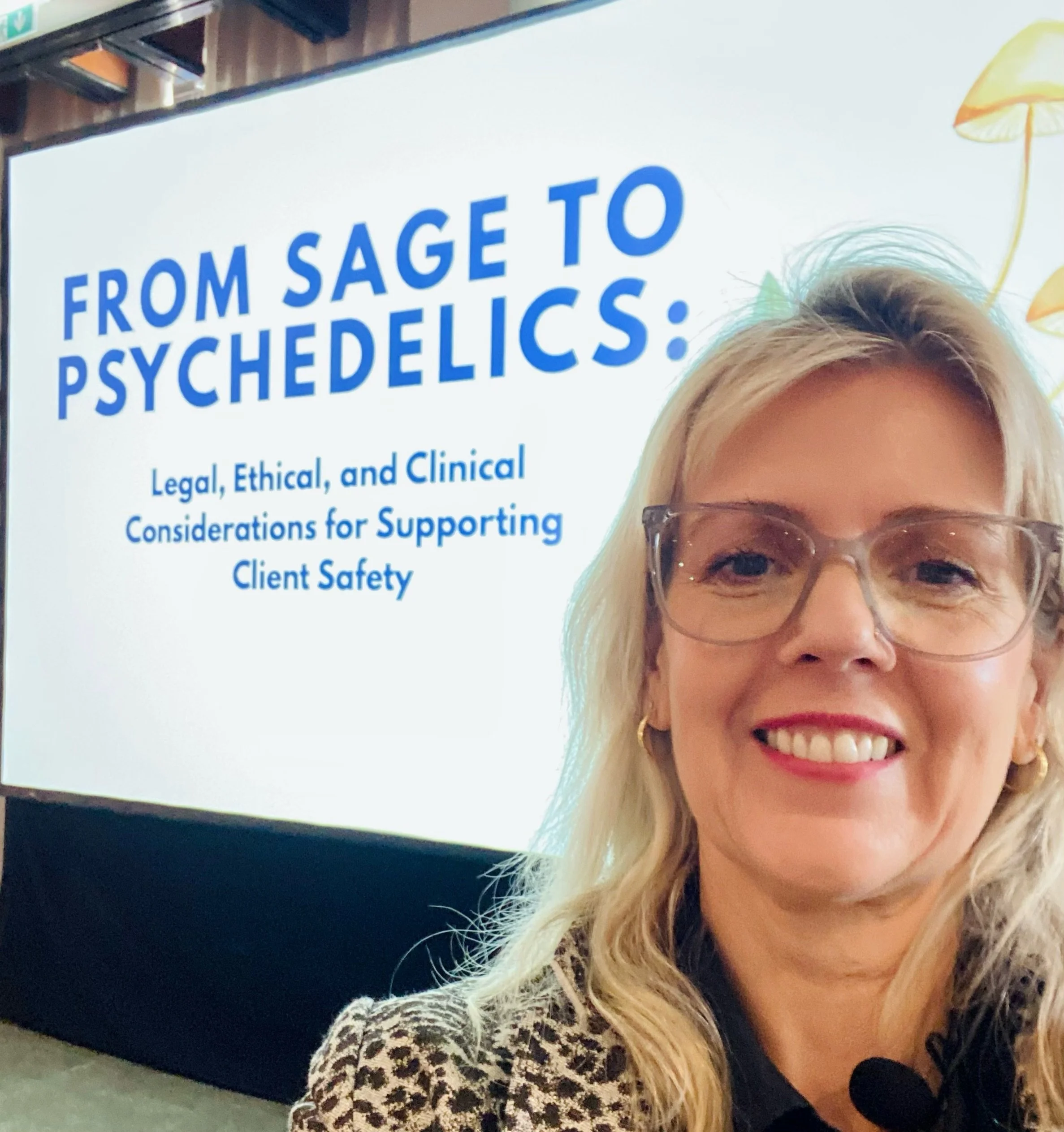 Here&rsquo;s me just before presenting at Thrive Therapist Conference in Portugal! Can&rsquo;t wait to explore psychedelic medicine with this room full of great therapists to help them become psychedelic-informed! I can talk psychedelics in the thera