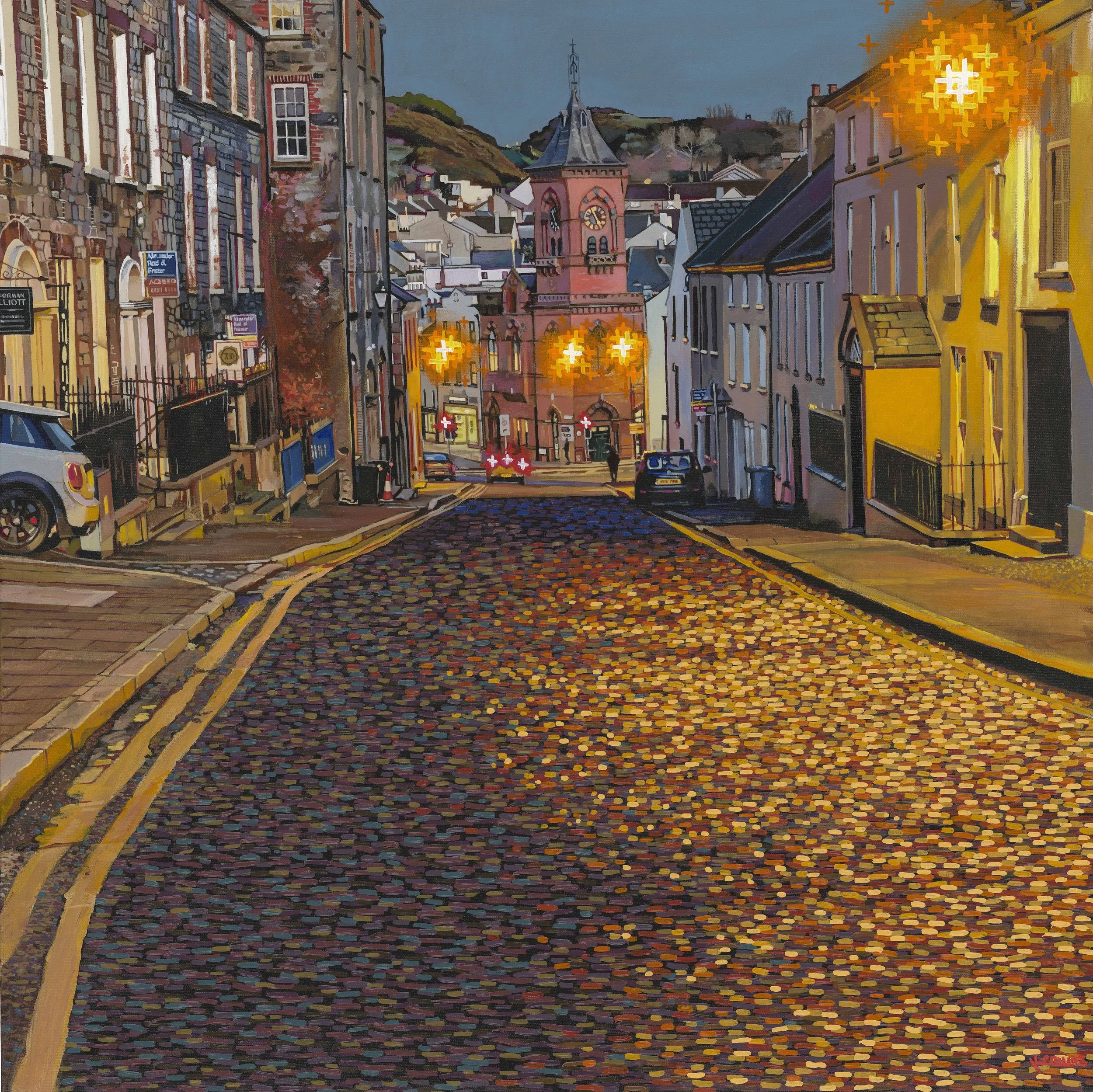 'Looking Down English St, Downpatrick' Original