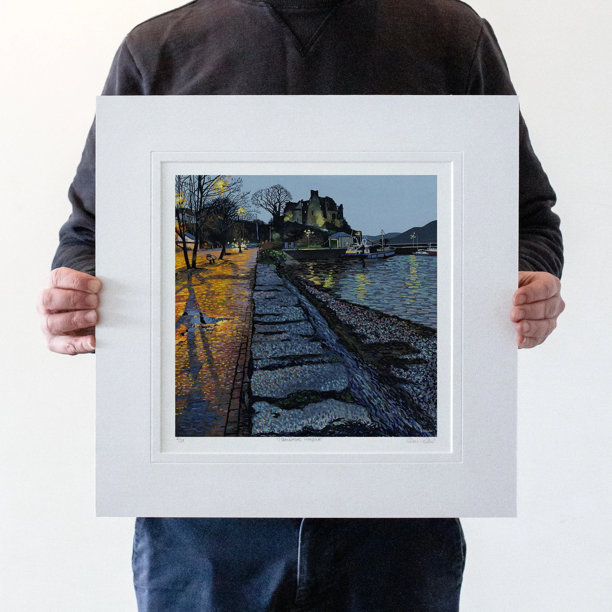 carlingford at night mounted.jpg