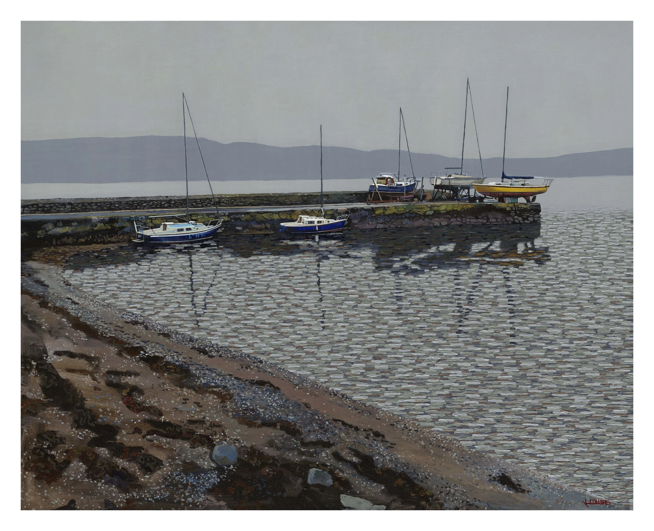 'Rostrevor Boat Dock In Autumn'