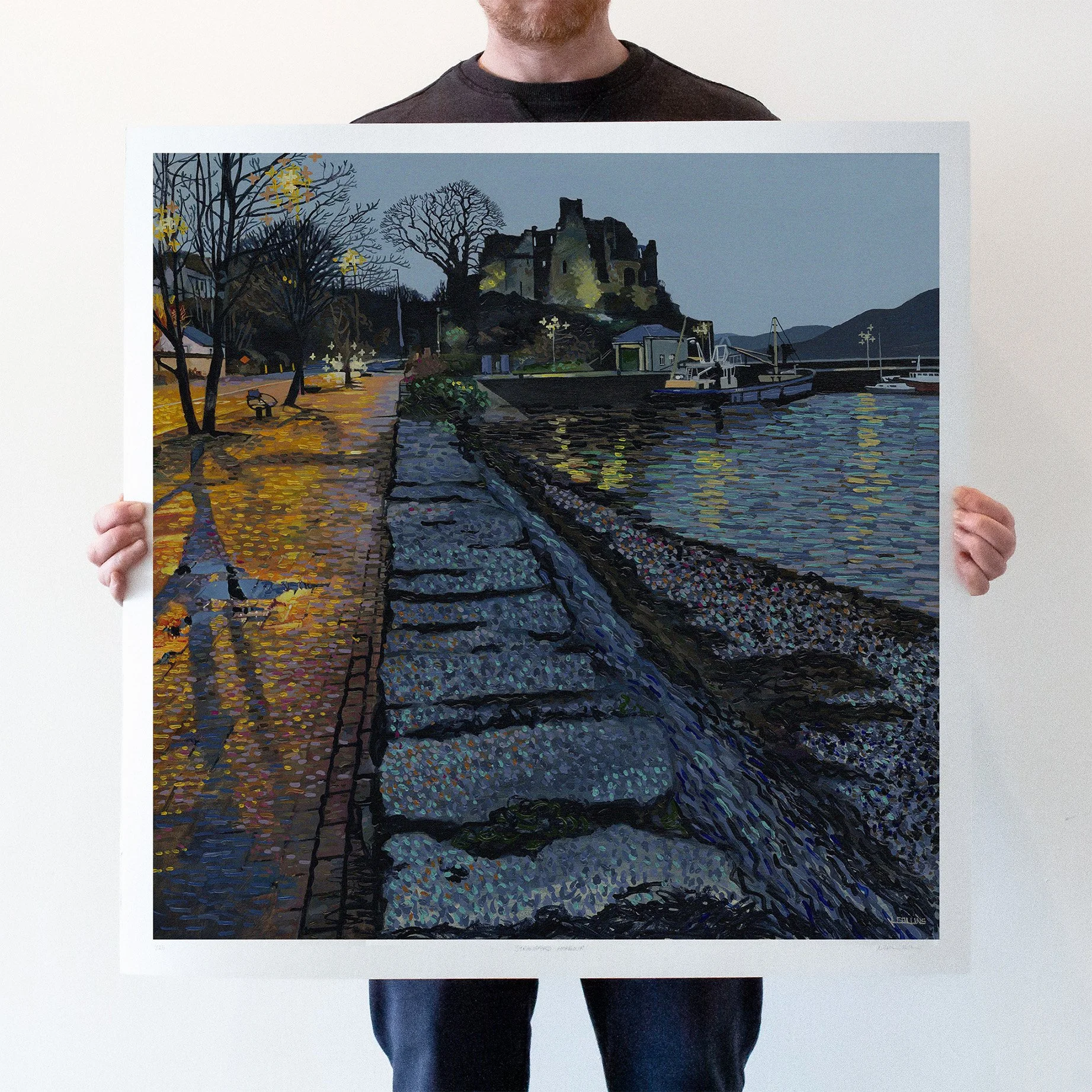 Carlingford at Night unmounted.jpg