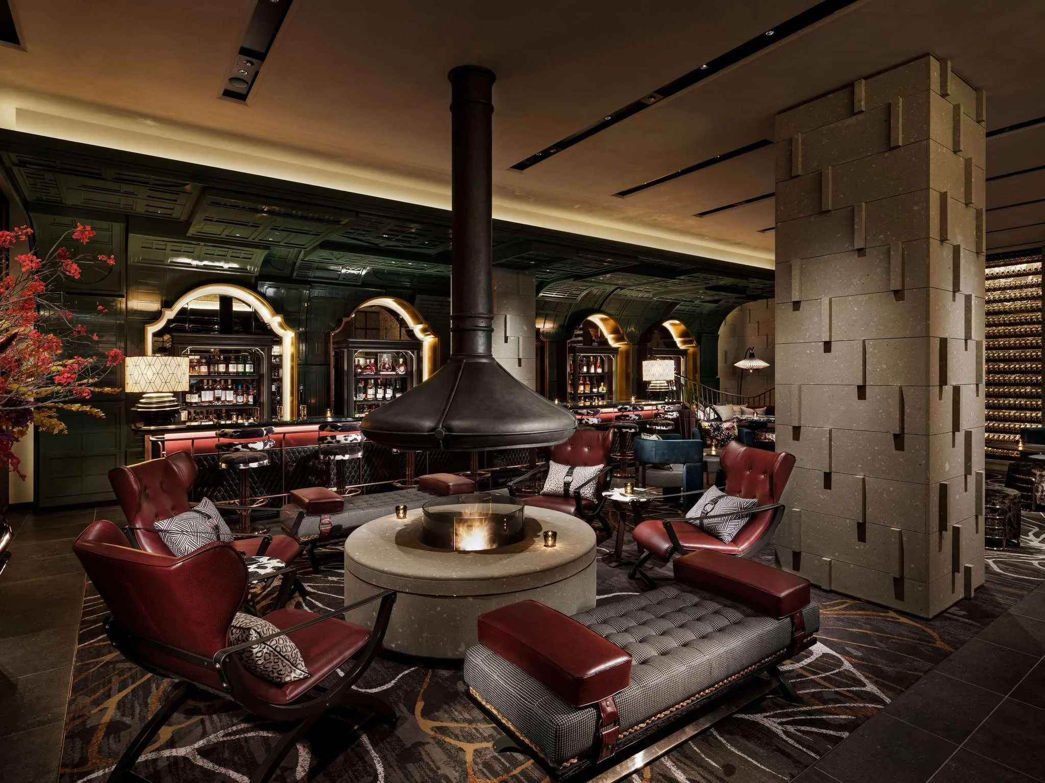 Lounge area at Hotel Sosei Sapporo
