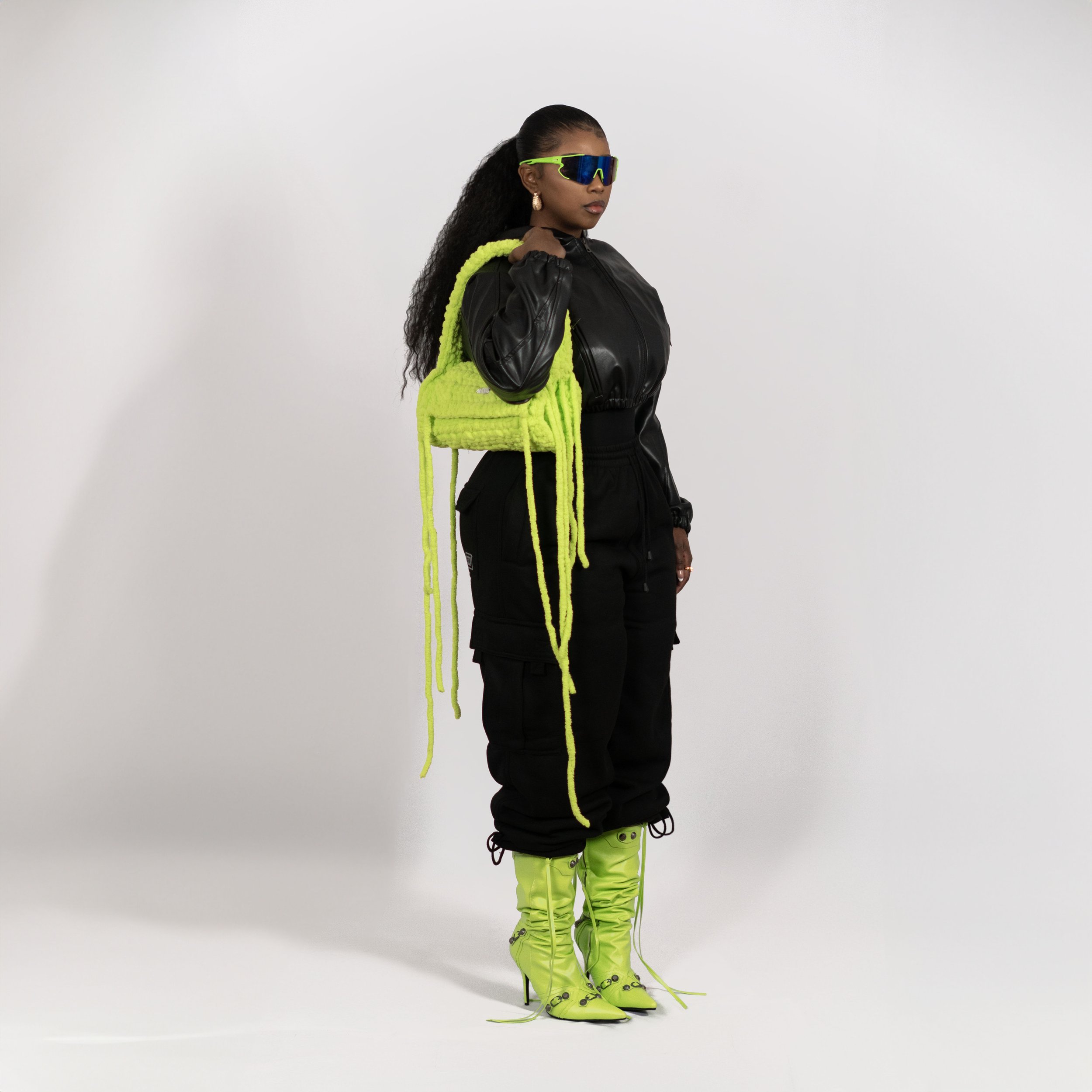 Neon Green Barrel Bag (Pre Order)