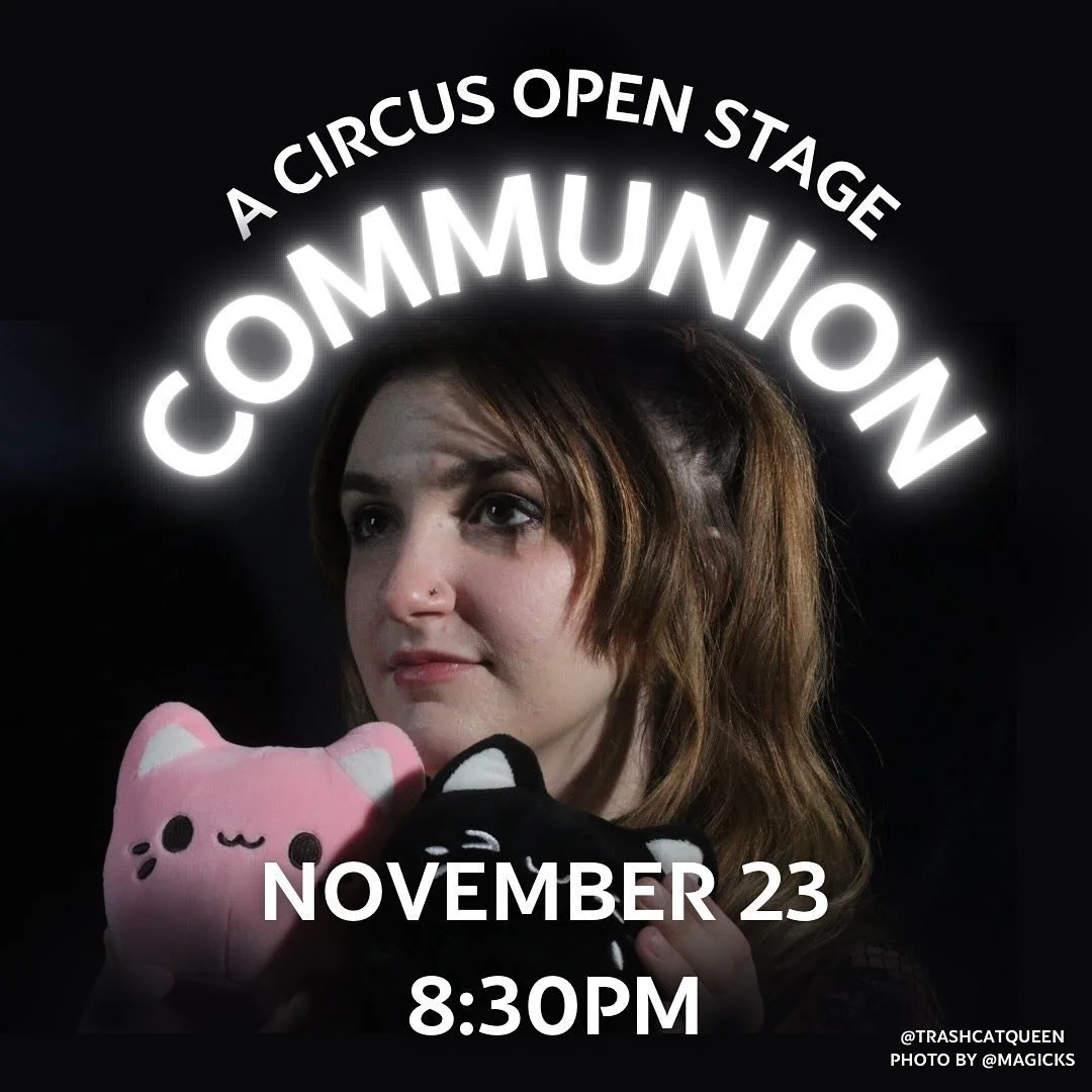 Communion is ✨this weekend!✨ We have a fantastic lineup of performers across all levels and disciplines (including yours truly!!) This show also supports the @aloftcircusarts pro program. You won&rsquo;t want to miss it 🎪🤹&zwj;♀️🎀
.
.
.
.
.
#vsco 