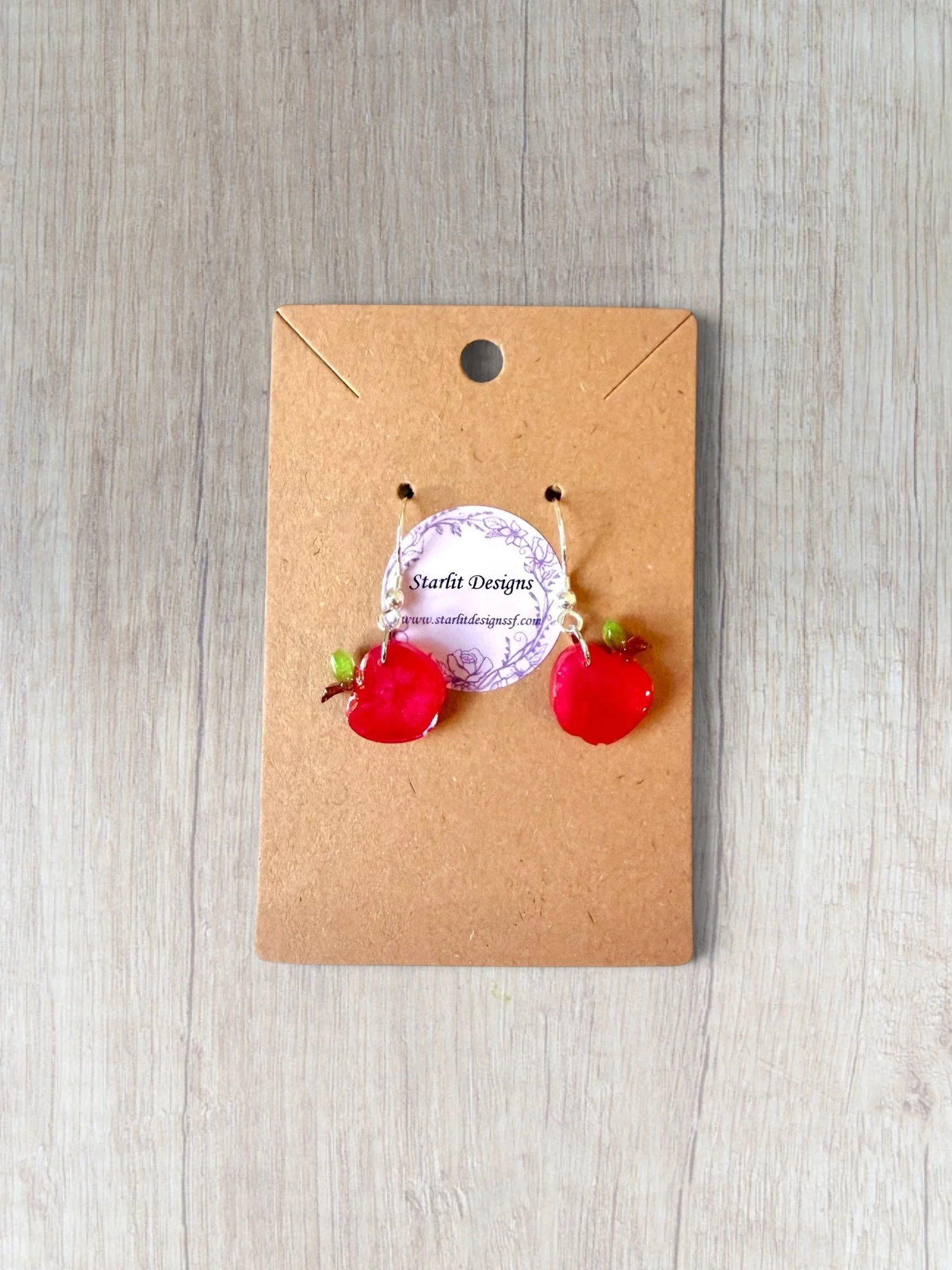 Apple Dangle Earrings
