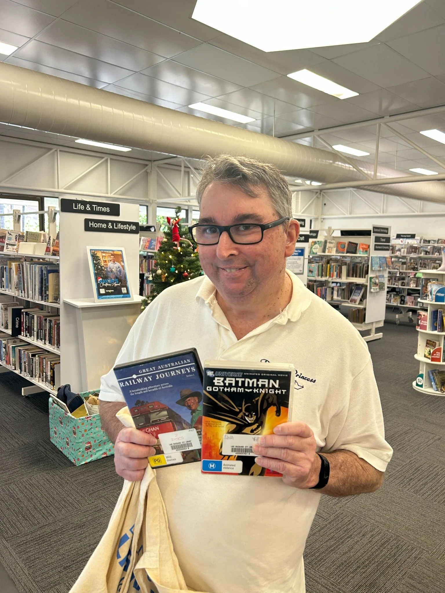 Our resident ray of sunshine at the library today 📚