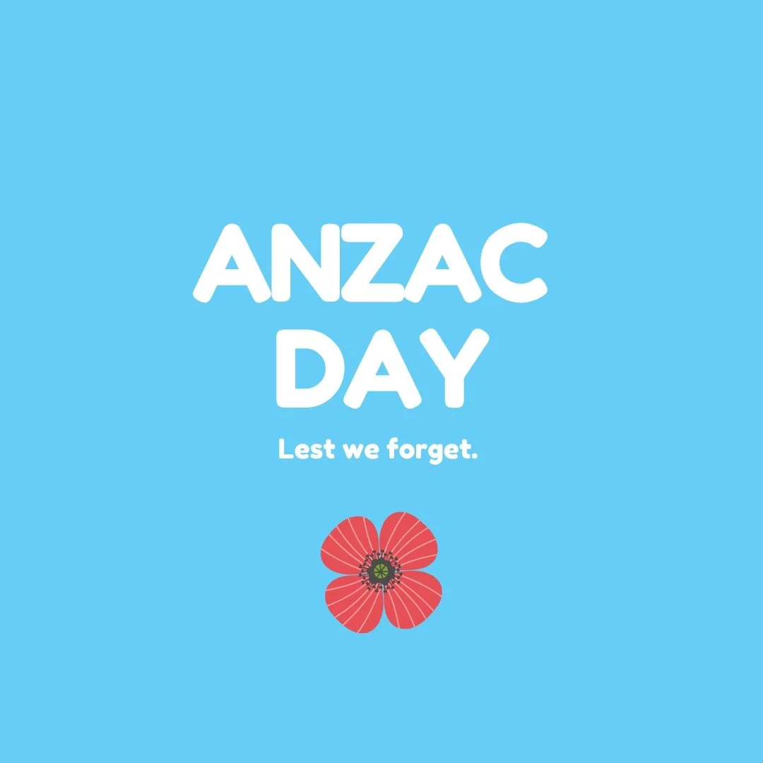 Today we pause to remember and honour the service and sacrifice of all Australians and New Zealanders who have served.

Lest we forget.

Our office will be closed on Monday, 27 April and will reopen as usual the following day.