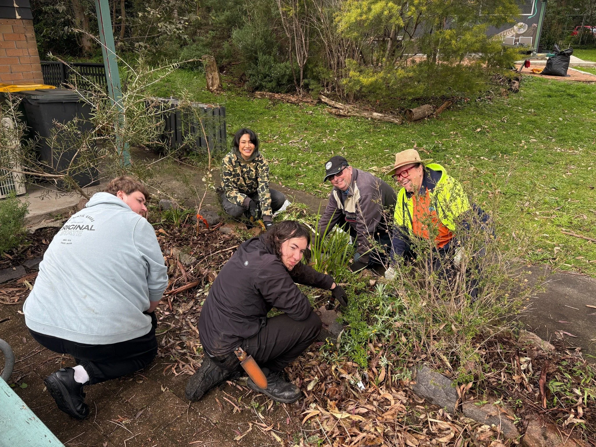 Our supporticulture crew working hard at the Wetlands 🌱