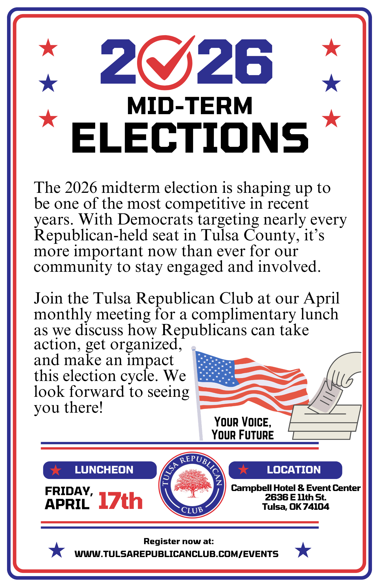 April Monthly Luncheon: 2026 Midterm Overview