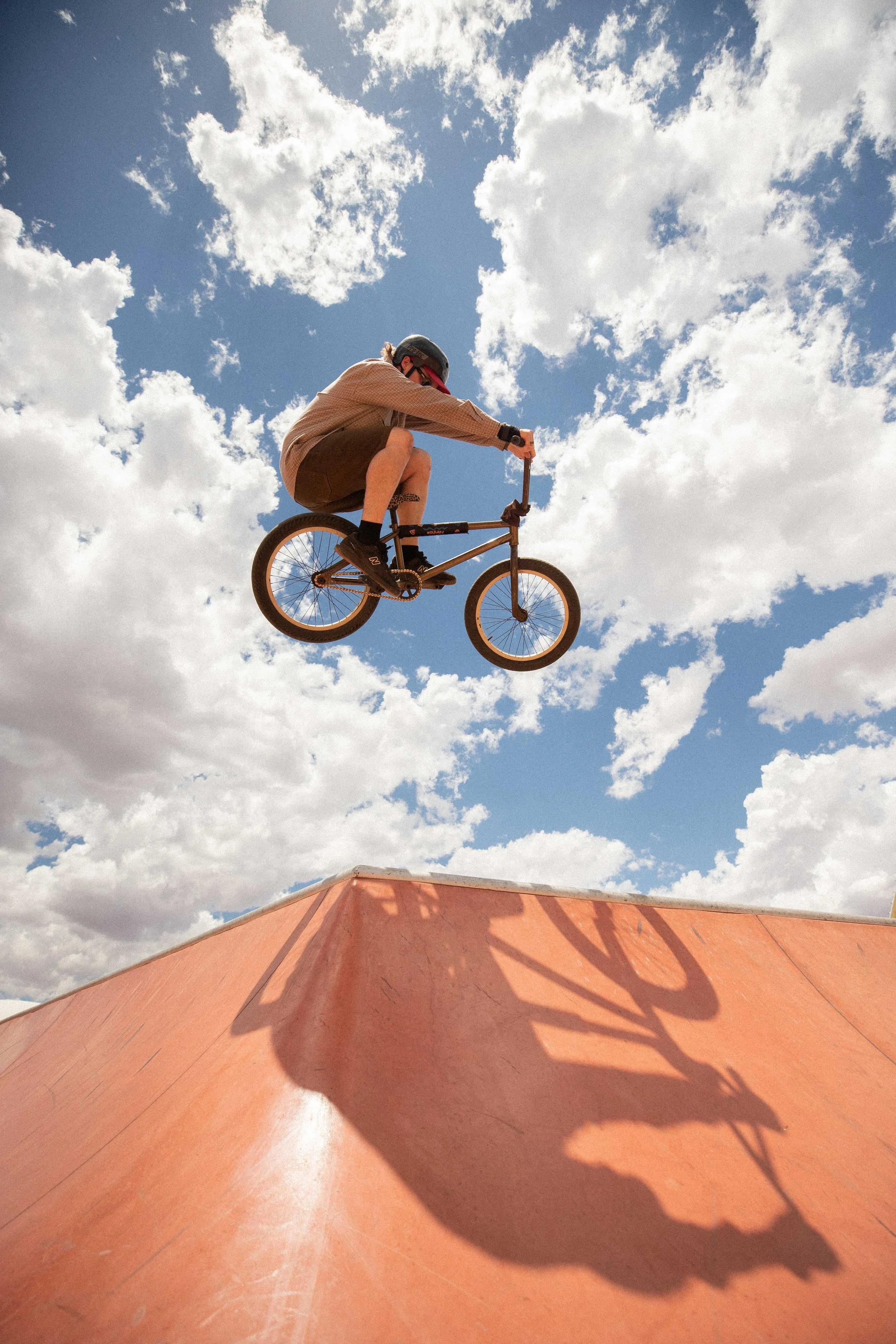 Duane 'Cairns' Chase riding BMX during FANGN' program