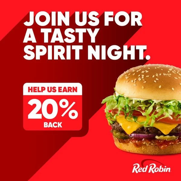 Meals for Miwok: Red Robin
