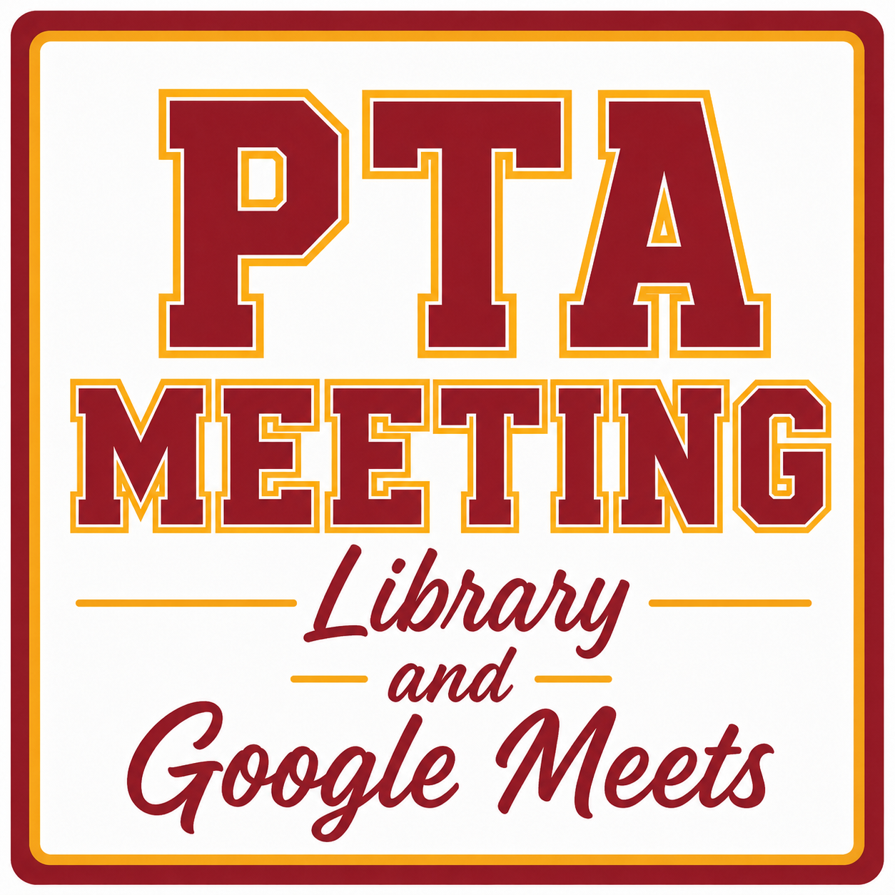 PTA General Meeting