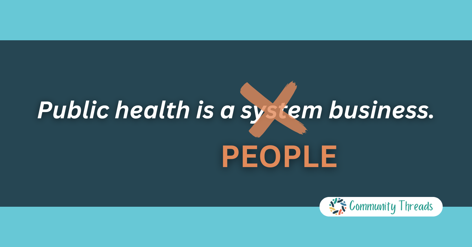 Public health isn't a systems business
