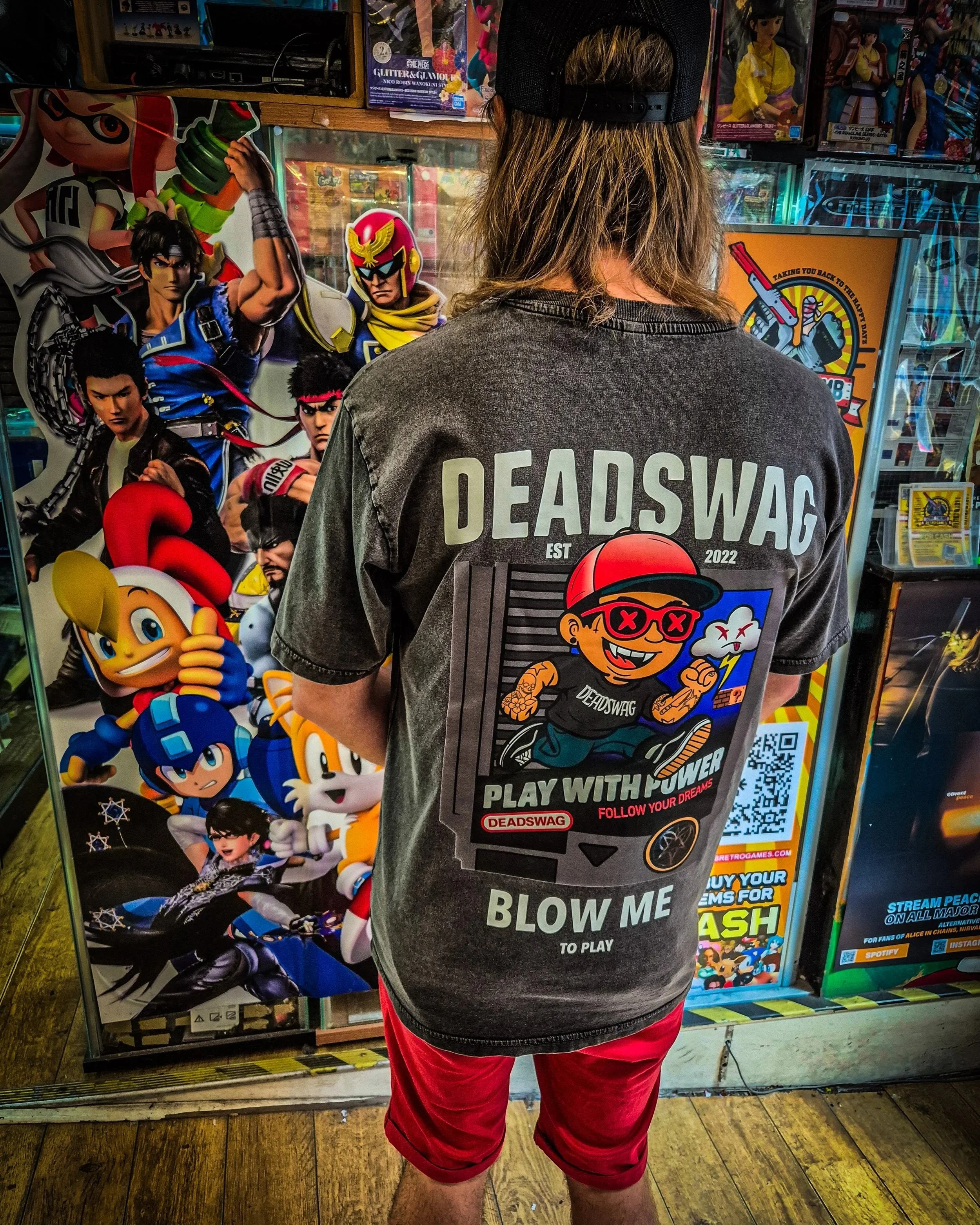 BLOW ME OVERSIZED TEE