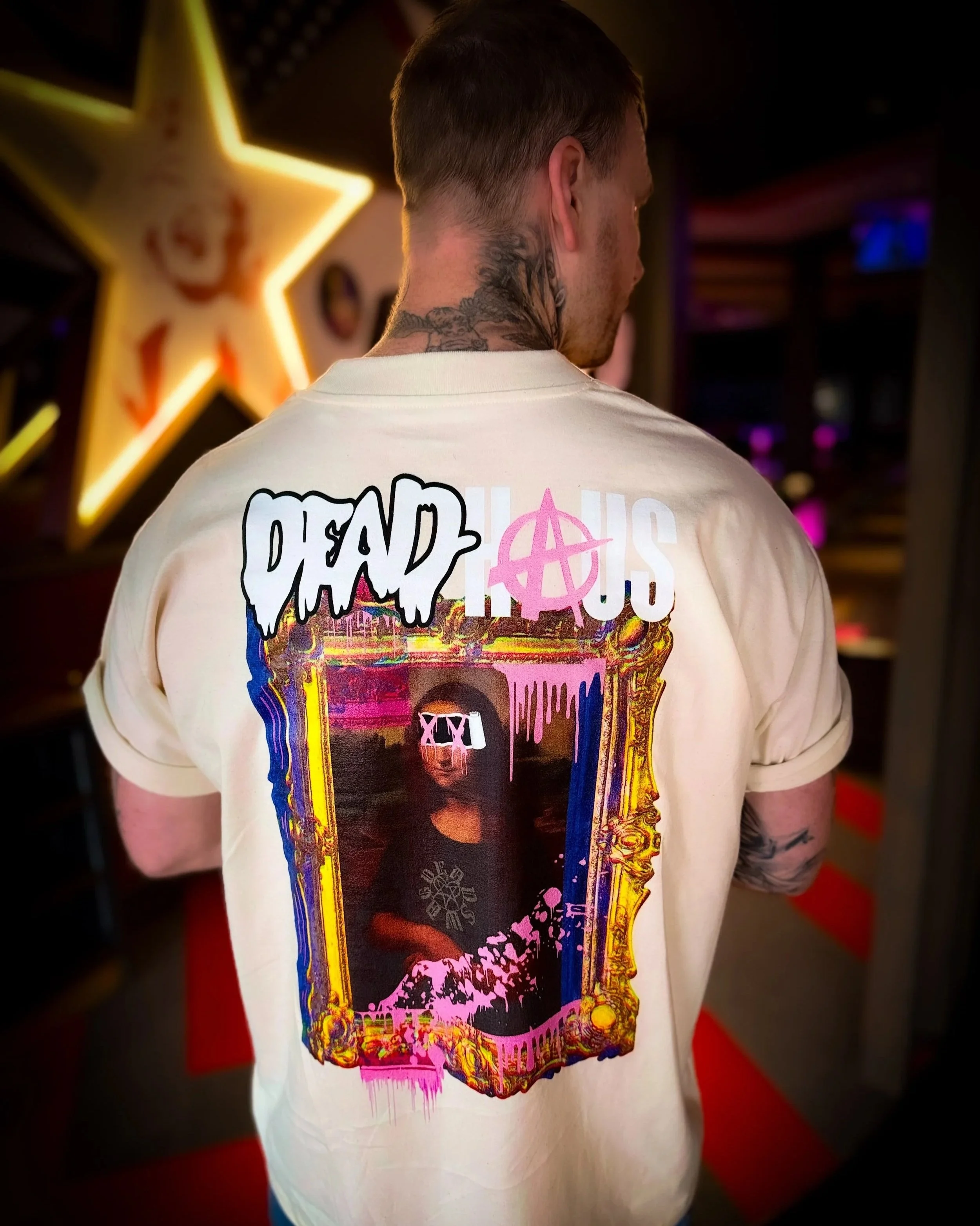 DEADHAUS NATURAL OVERSIZED TEE