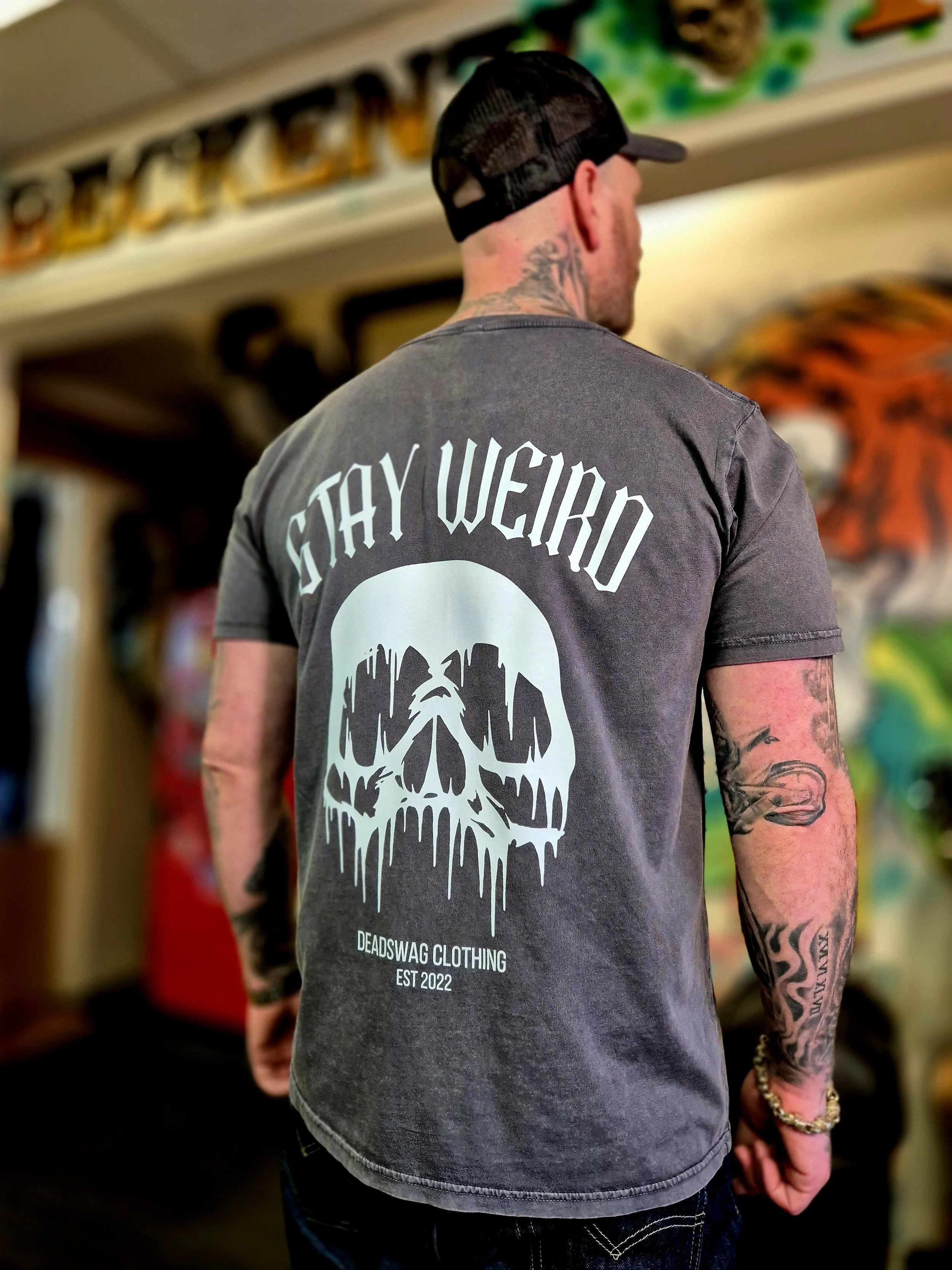 Stay Weird 2025 – Grey Stone Wash Edition