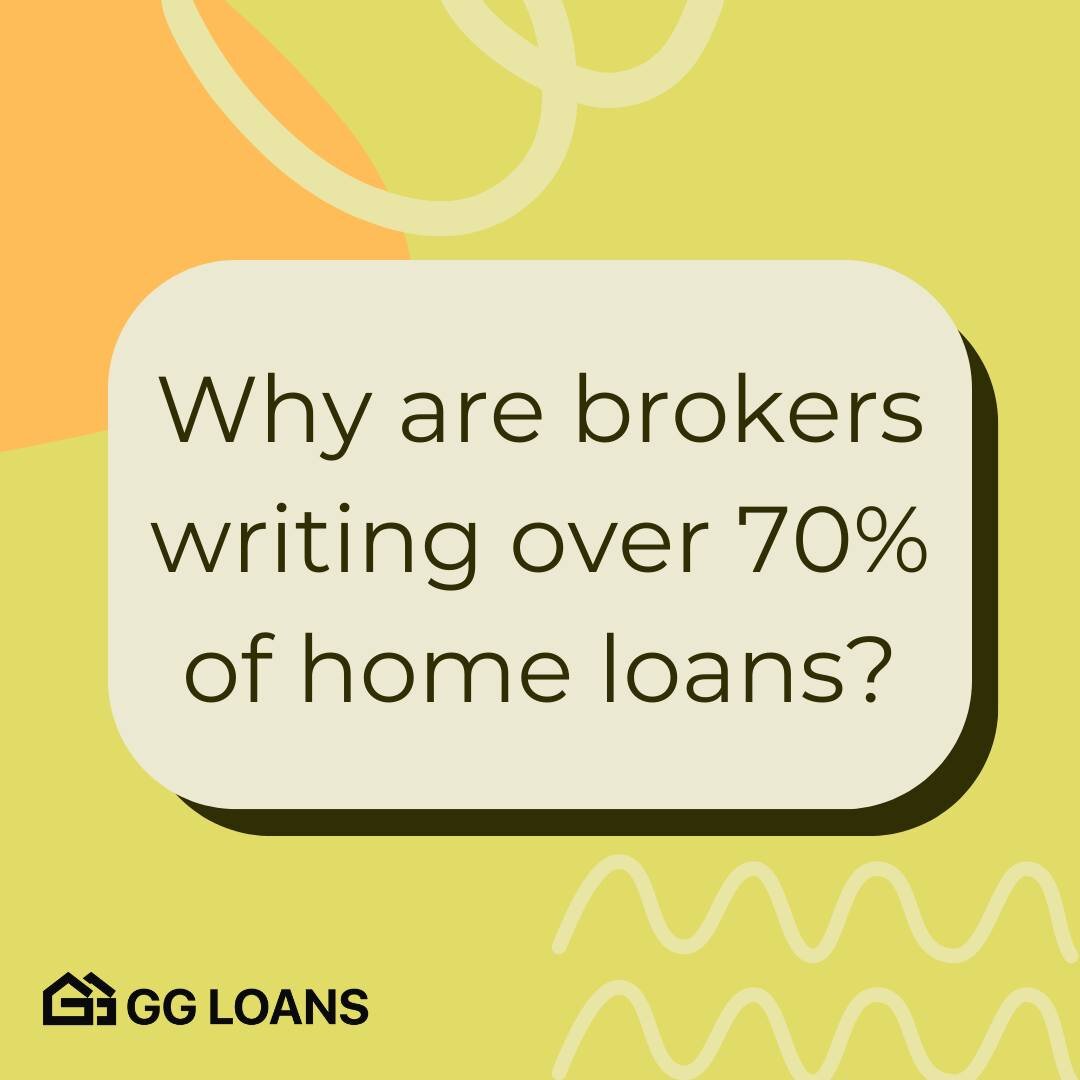 Recent MFAA news reports that brokers are now writing over 70% of all mortgage loans in Australia.
So why are 7 out of 10 people choosing brokers over banks?

👉Flexibility and lender choice - whilst the big 4 can work for a majority of people, for i