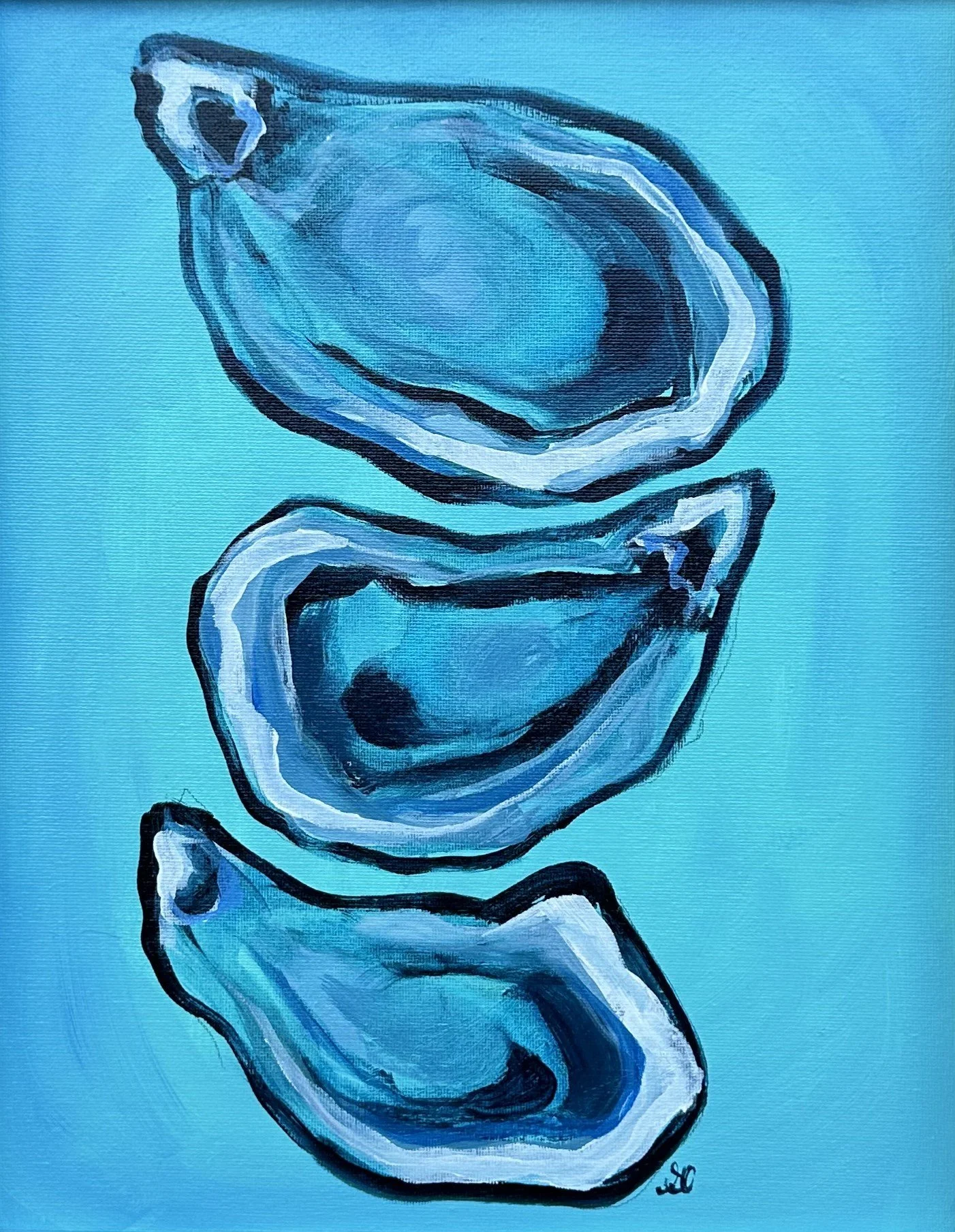 OYSTERS BY THE SEA 1 by Sherry Christopher