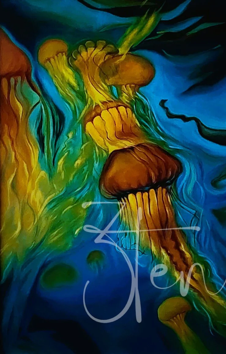 JELLYFISH original by Lori Dever