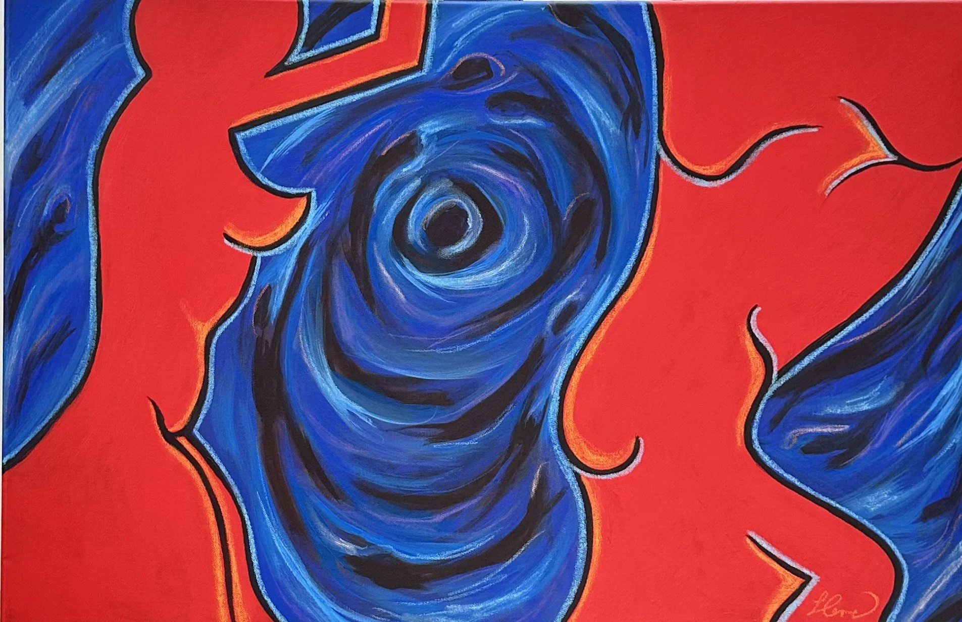 Human Worm Hole 2 by Lori Dever