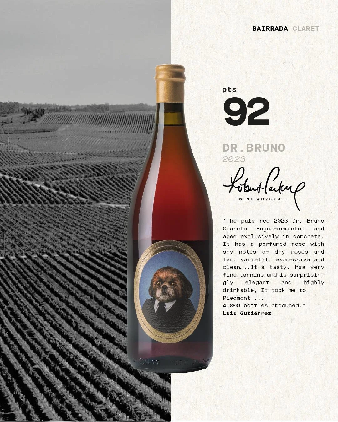Dr. Bruno Claret | Bairrada | 92 pts