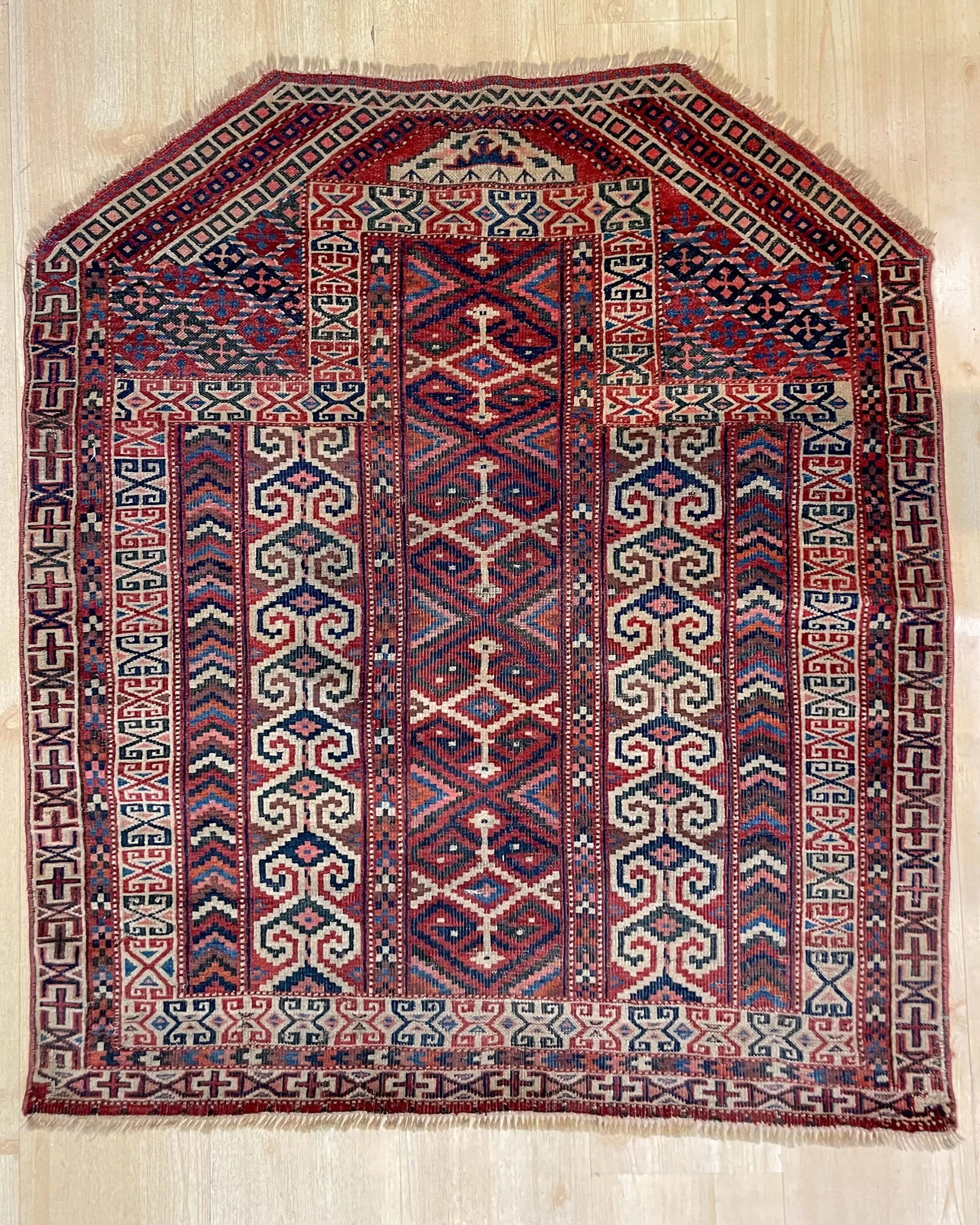 Antique Tekke Turkmenistan Wool Rug Rosewood Gallery5.jpg