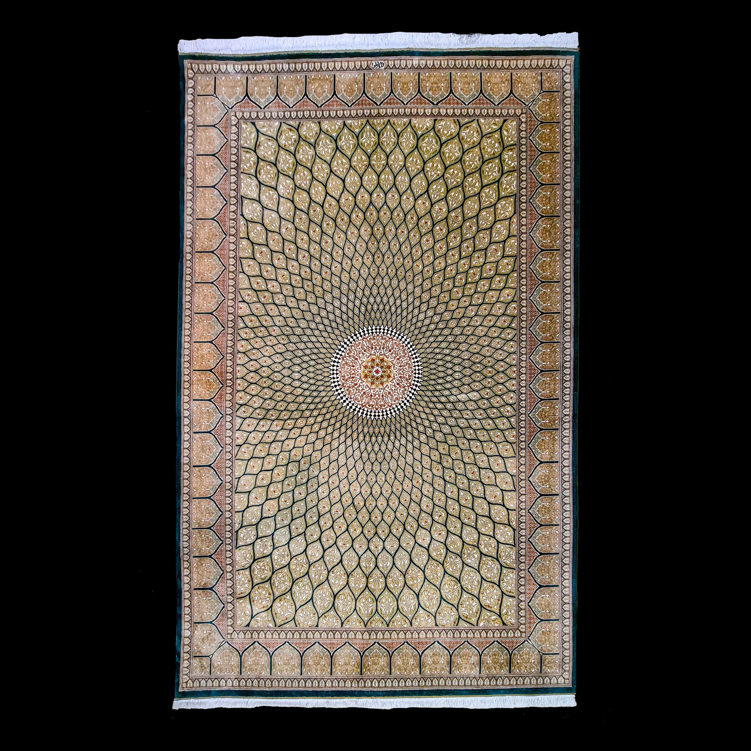 Qom (Persia), Circa 1990s, 100% Pure Silk, 247 x 154 cm.jpeg