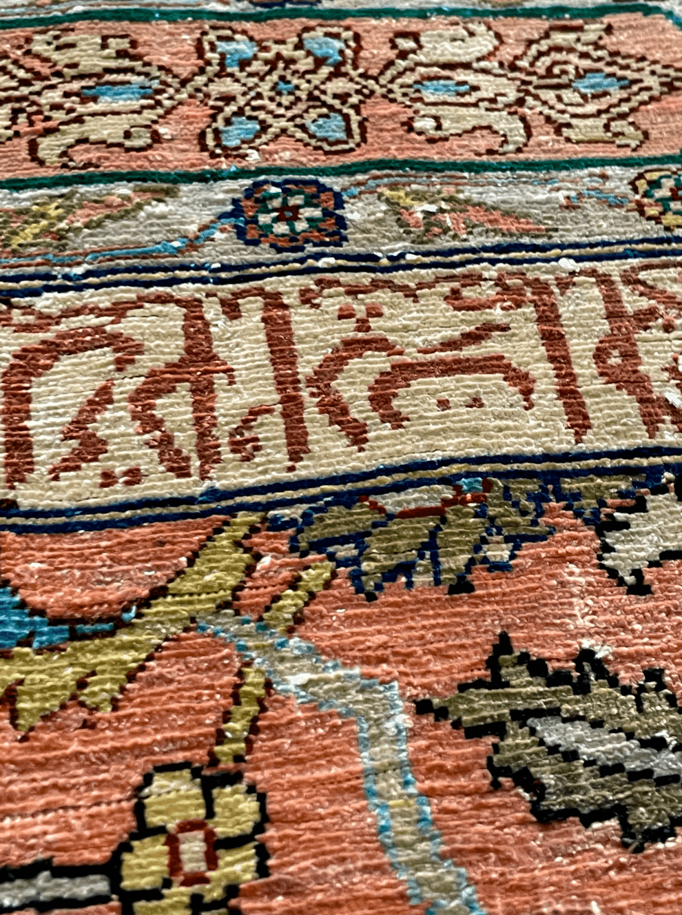 Hereke Silk Rug 1960s Turkish Rosewood Gallery3.webp