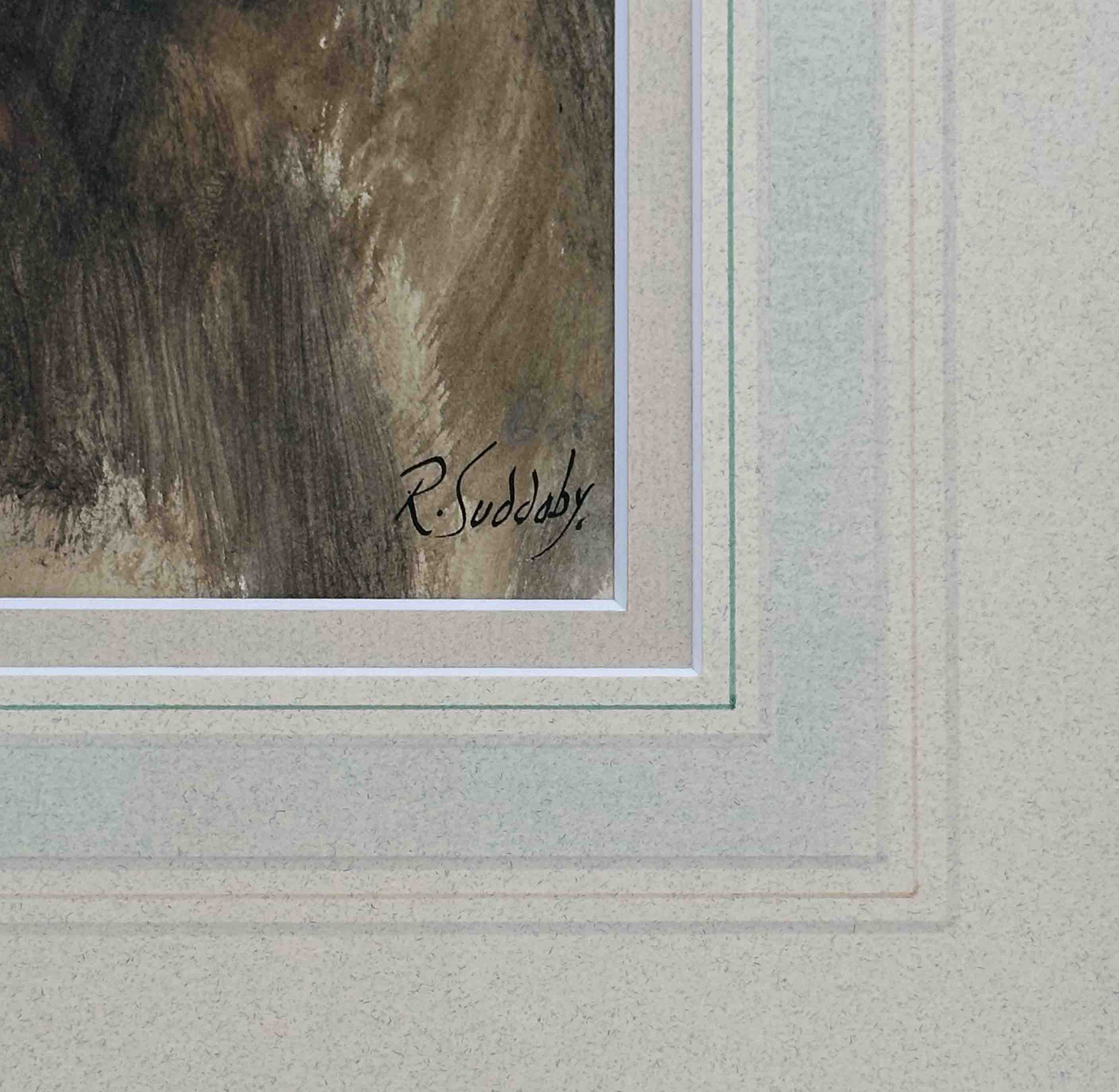 Rowland Suddaby Self Portrait - Signature Detail