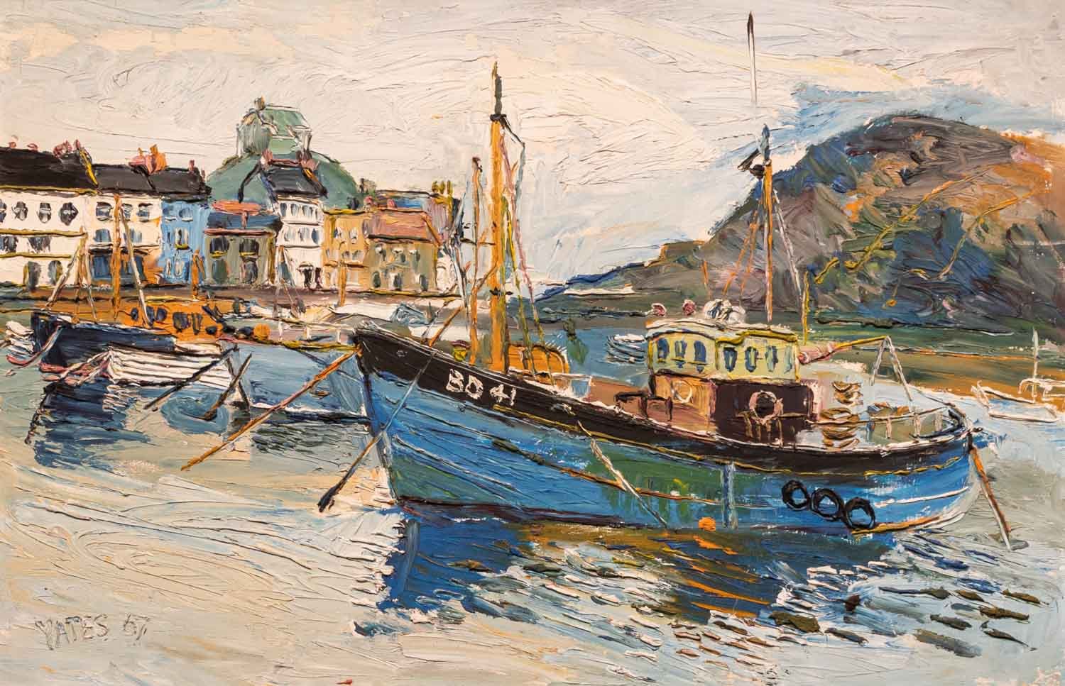 Wassily Kandinsky, Rapallo - Boats, 1905, Lustre Canvas Print, 18