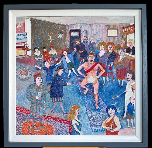 Fred Yates Painting - Private Function Front and Frame C.jpg