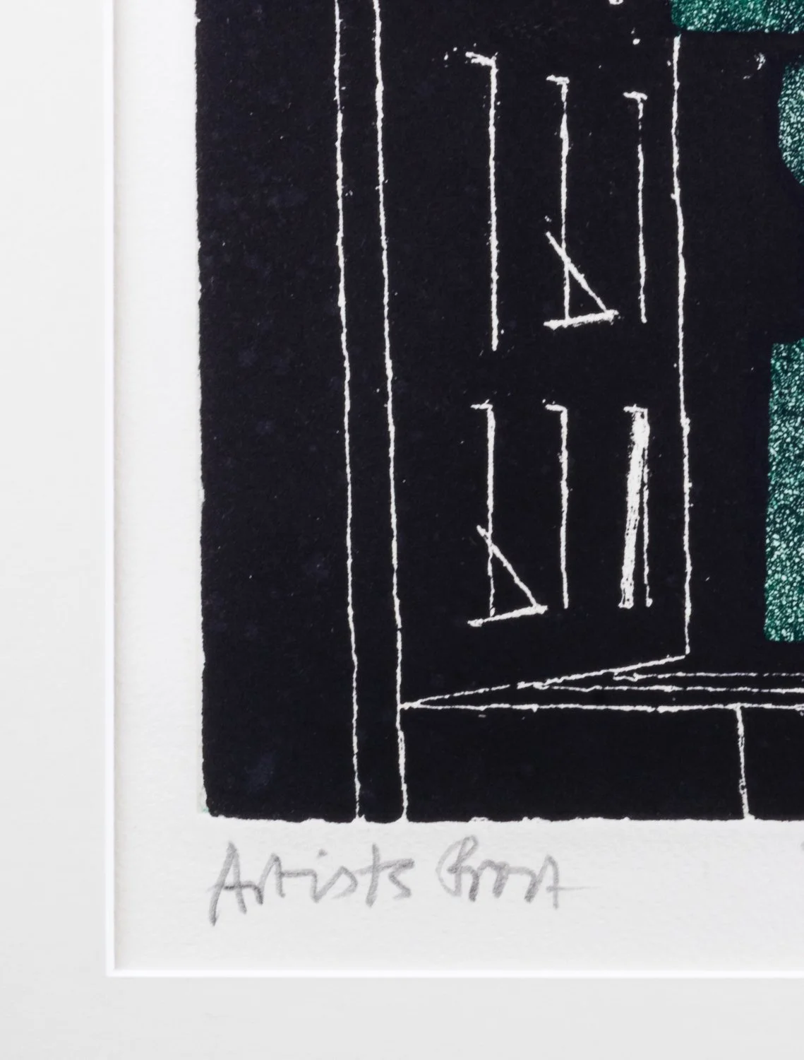 Julian+Trevelyan+Pool+of+London+Artist+Proof+in+Striking+Greens+and+Black+-+Artist+Proof+Detail.jpg
