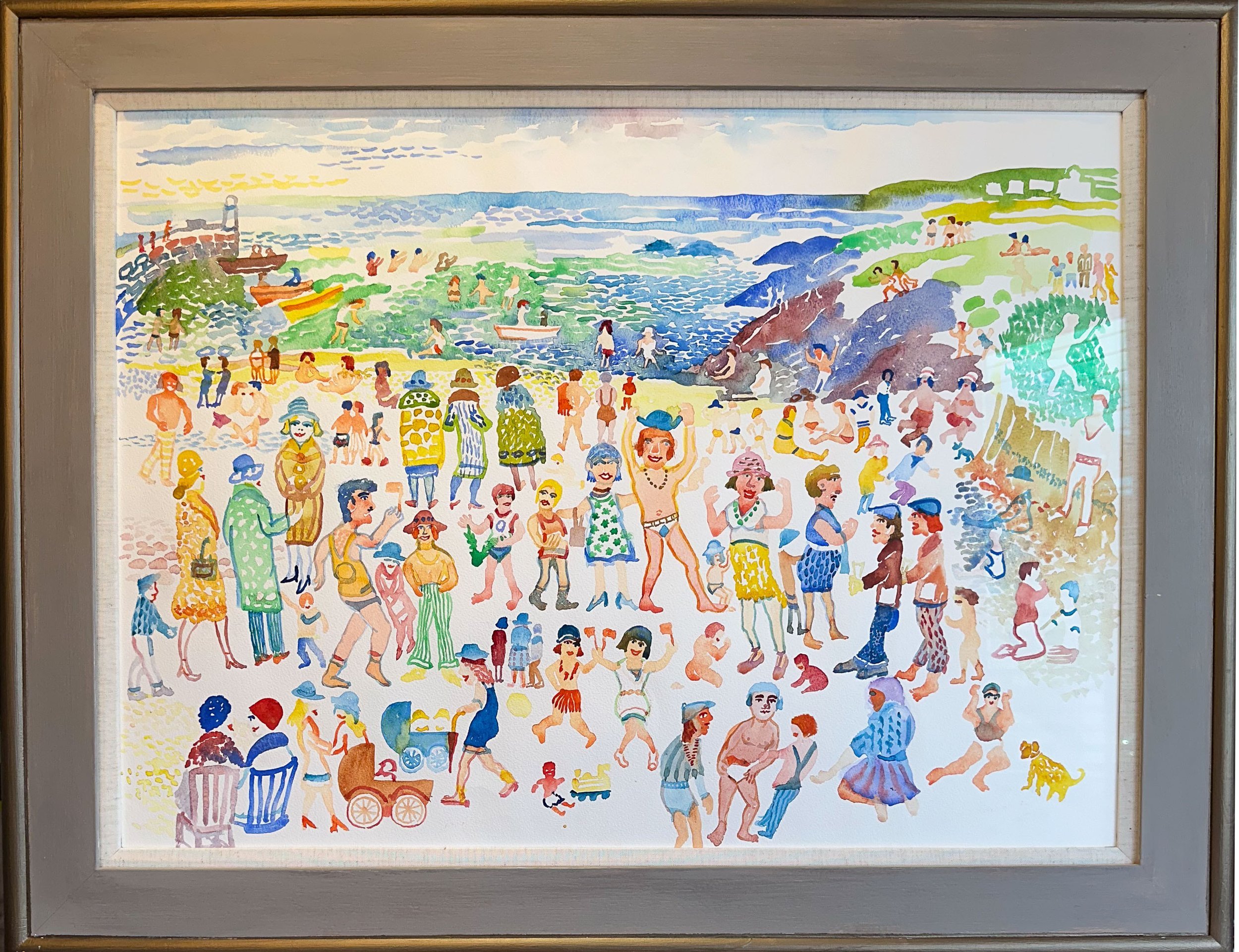 Fred+Yates+Painting+for+Sale+-+A+Bit+of+Fun+Watercolour+Front+no+Frame.jpg