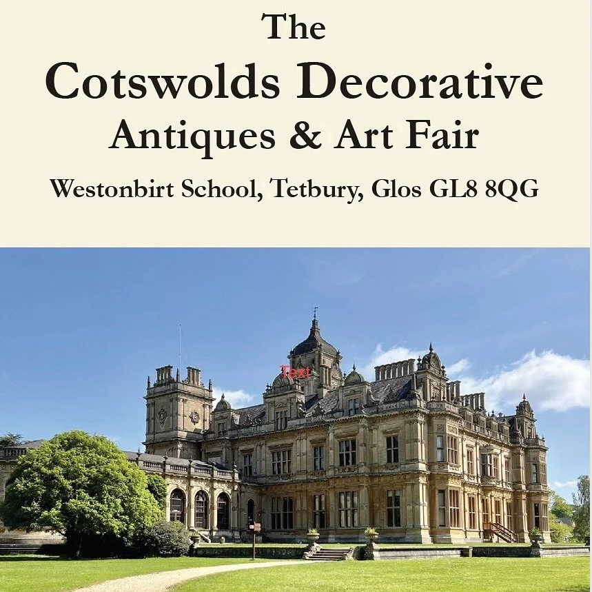 Dates on the last slide&hellip;

Tickets are going out on Thursday 23rd Oct for The Cotswold Decorative Antiques &amp; Art Fair.

If you sign up on our website contact form we would be delighted to send you complimentary tickets. 

A great event for 