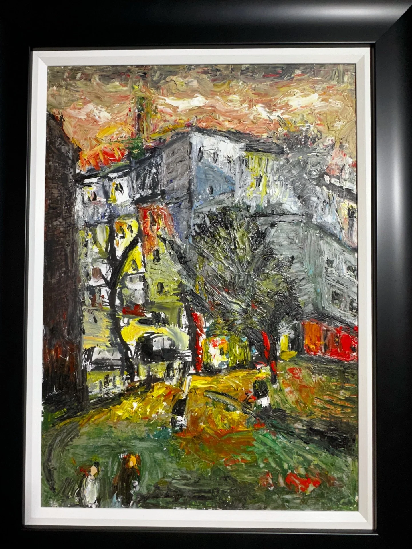 Barrington Tabb 1934 - 2022

Title: Evening in St James Park, Bristol

Medium: Oil on Board

Bristol Artist

From the artists estate - Royal West of England Academy label verso

#impastopainting #britishartists #modernbritishart #modernbritish #rasta