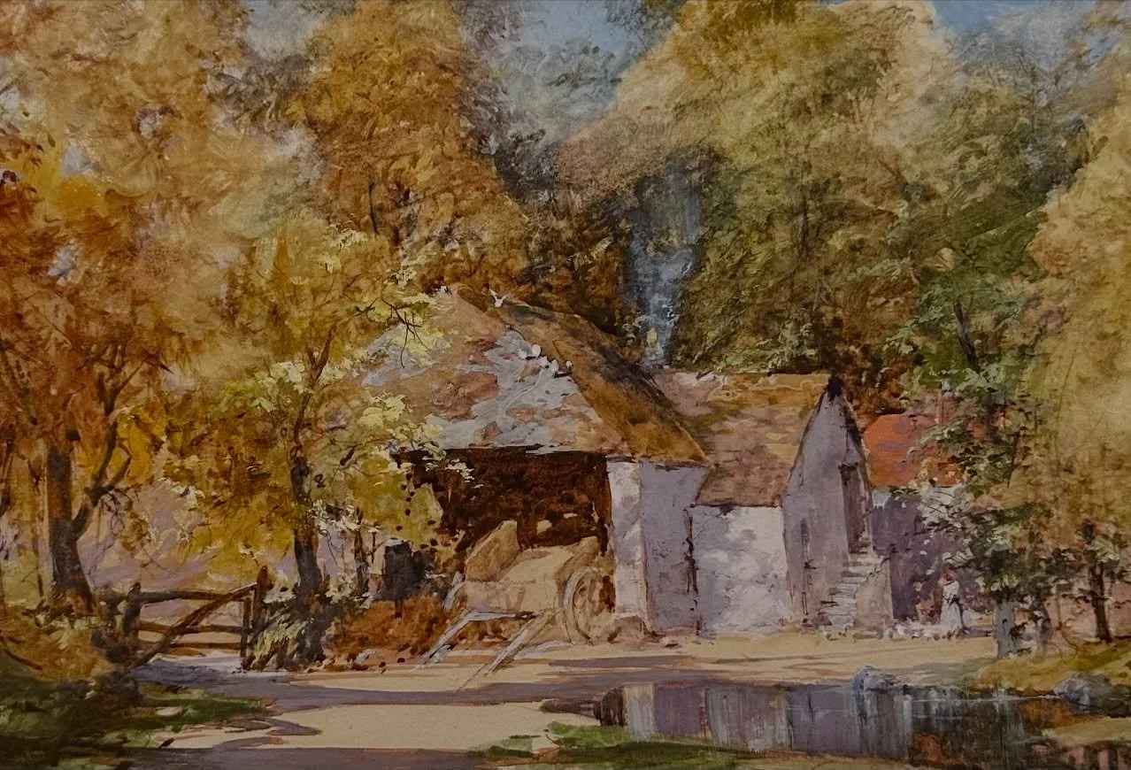 John Baragwanath King 1864 - 1939

A British watercolour artist favoured by Queen Alexandra and King Edward Vll 

Title: A Devon Farm Nr Chagford

Medium: Watercolour

Signed: Lower right

Dim: 43cm x 62cm framed

Available at www.rastall.art

#briti