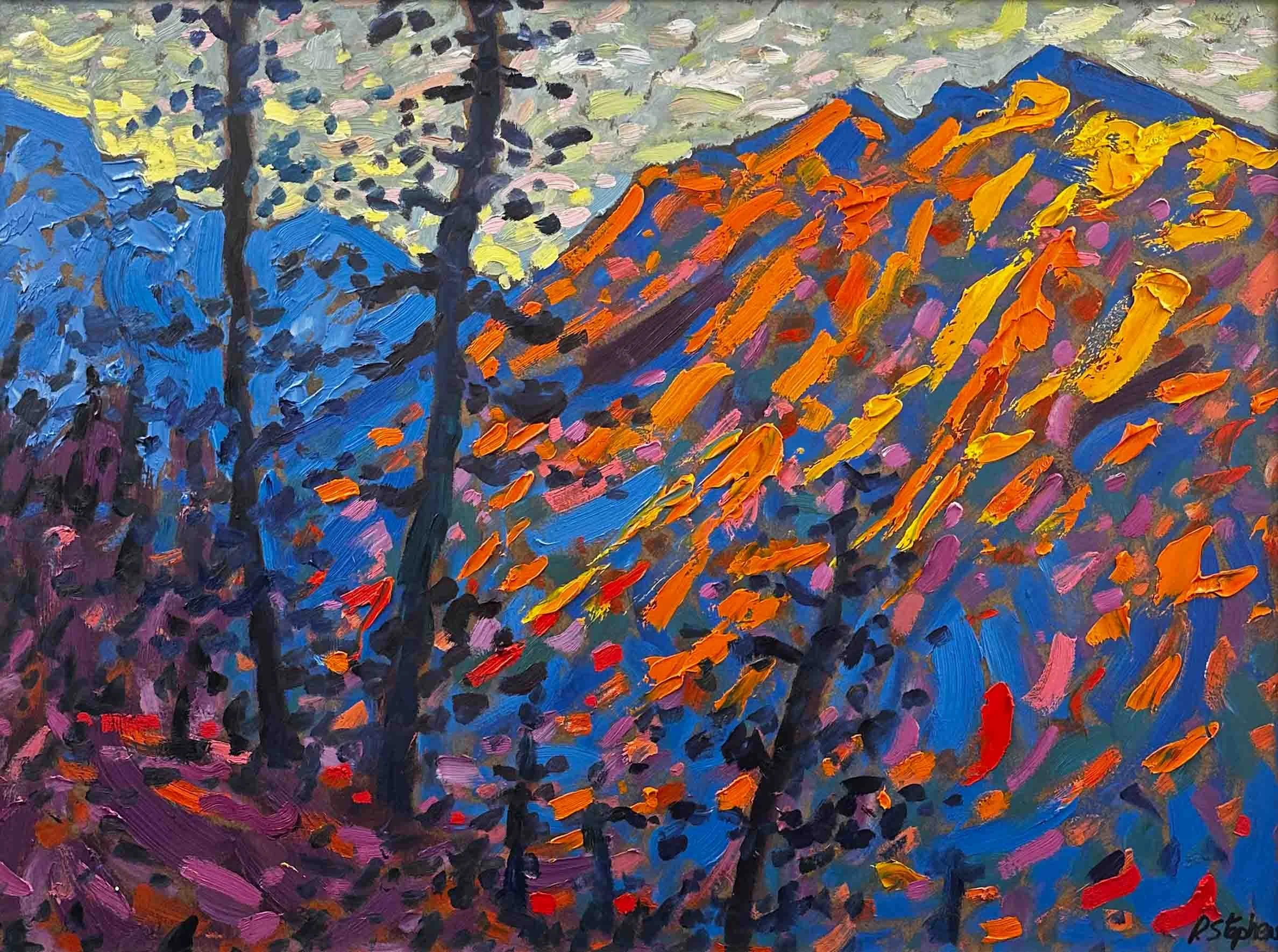 Paul Stephens - Caledonian Mountains - Full painting without frame.jpg