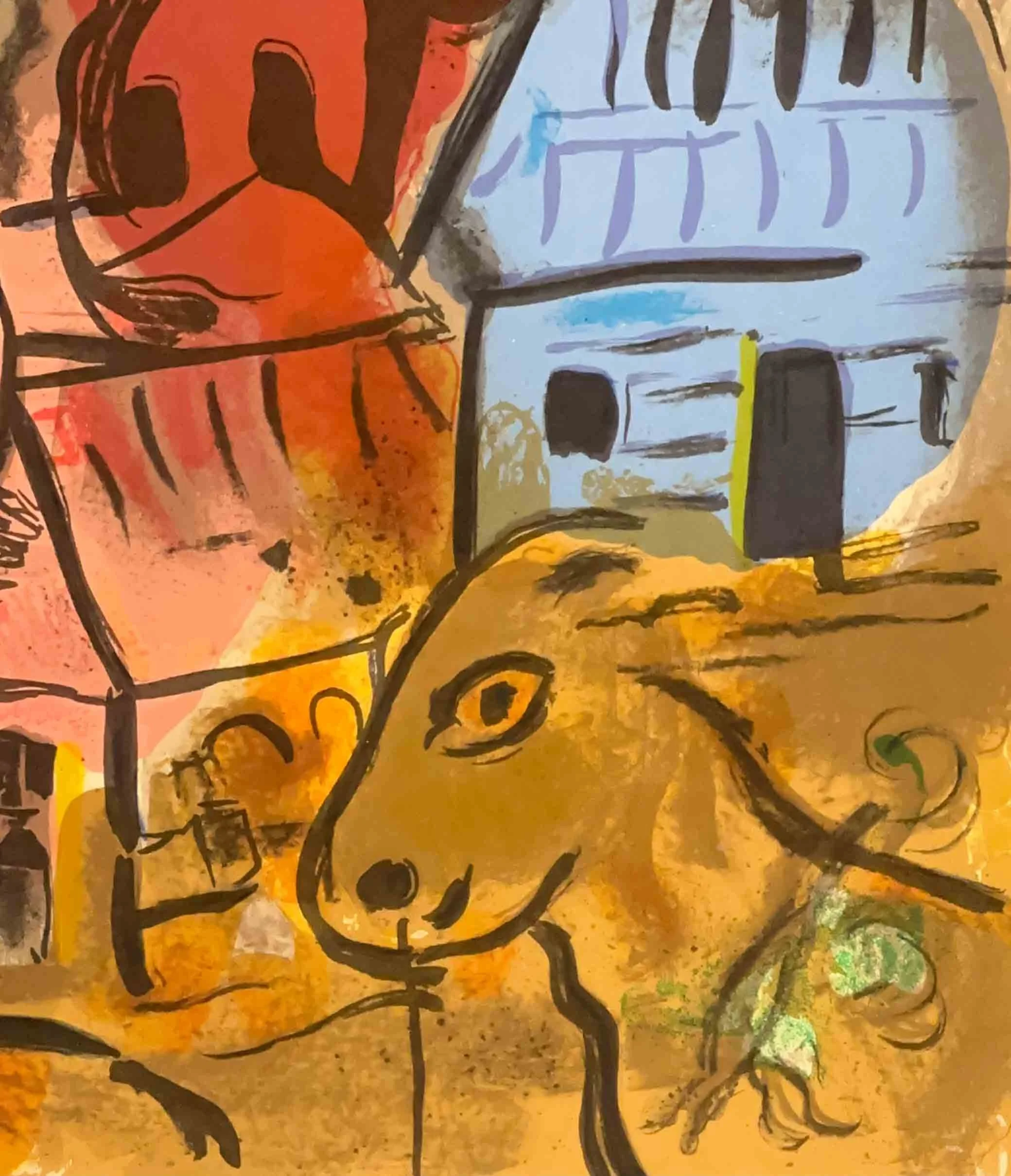 Marc Chagall - Homage 1969 Lithograph - Animal Detail.jpg