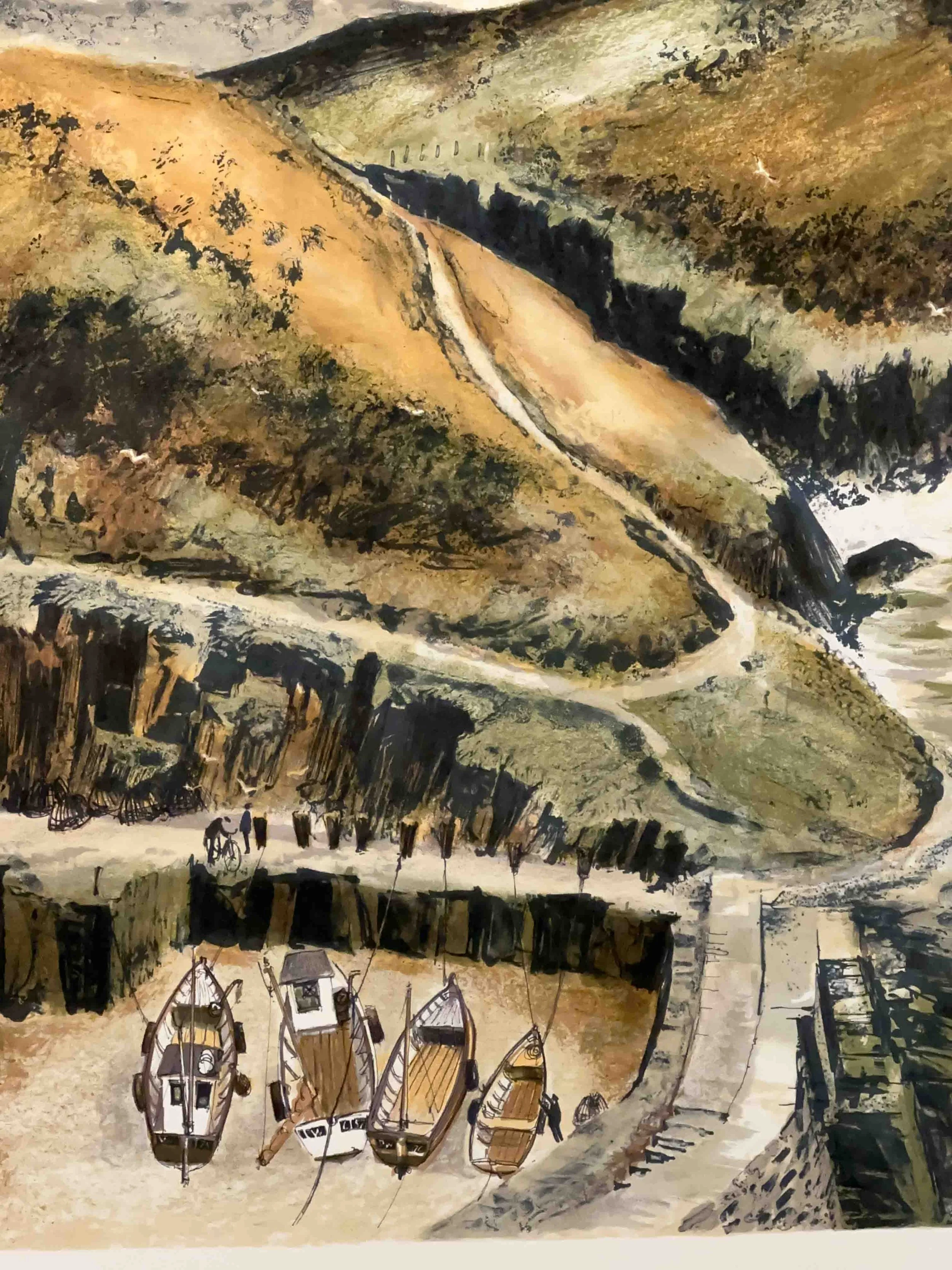 Jeremy King - Boscastle and Coast - Boat detail.jpg