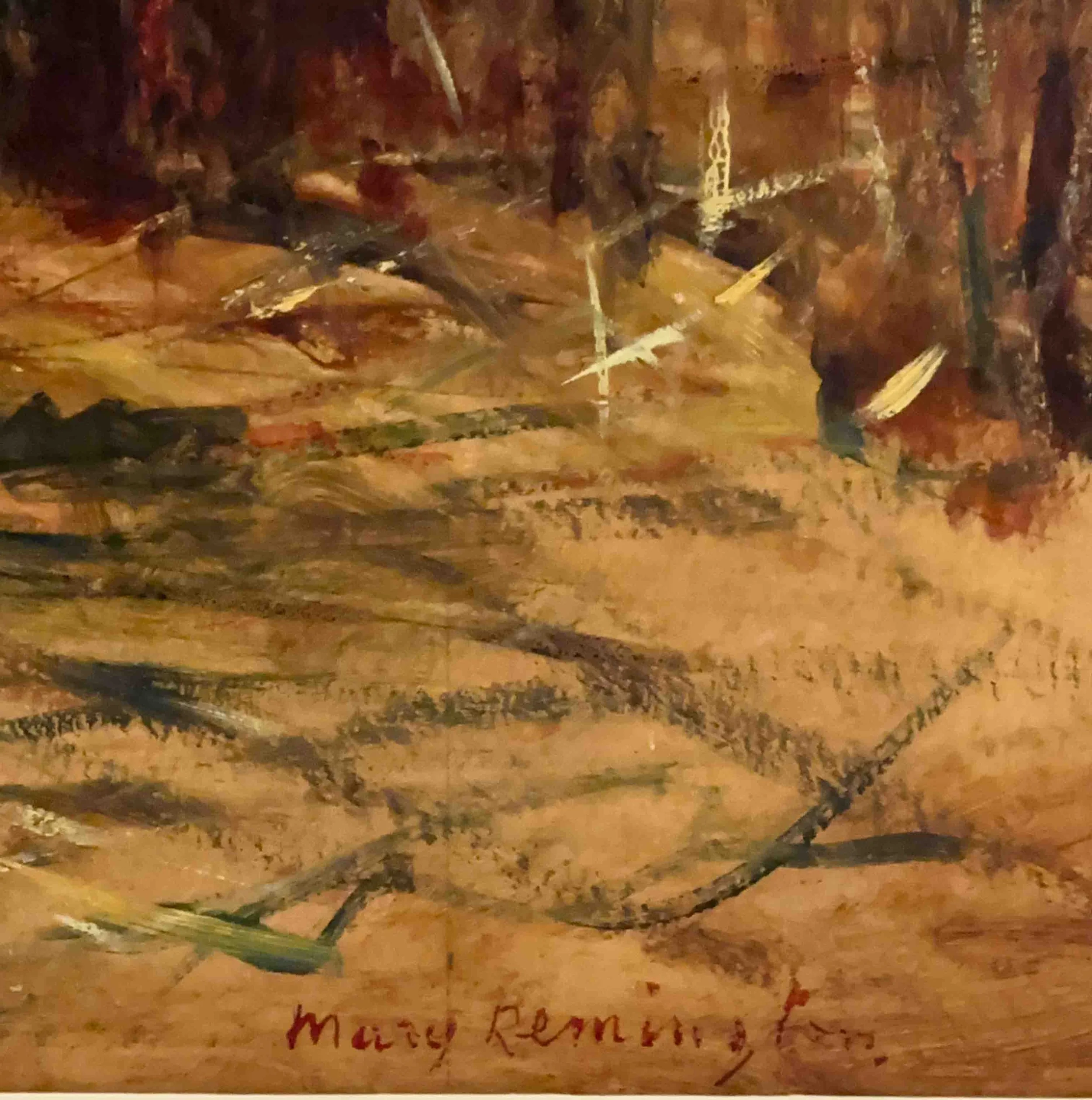 Mary Remington - Farmyard Cockerel - Signature detail.jpg