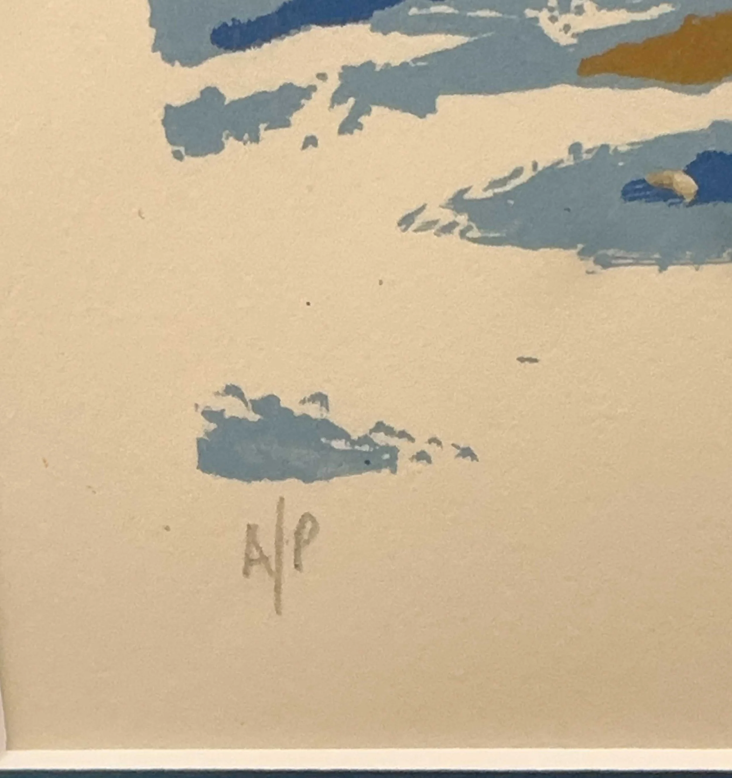 Edward Osmond - Boat with Spinnaker - Artist Proof Detail.jpg