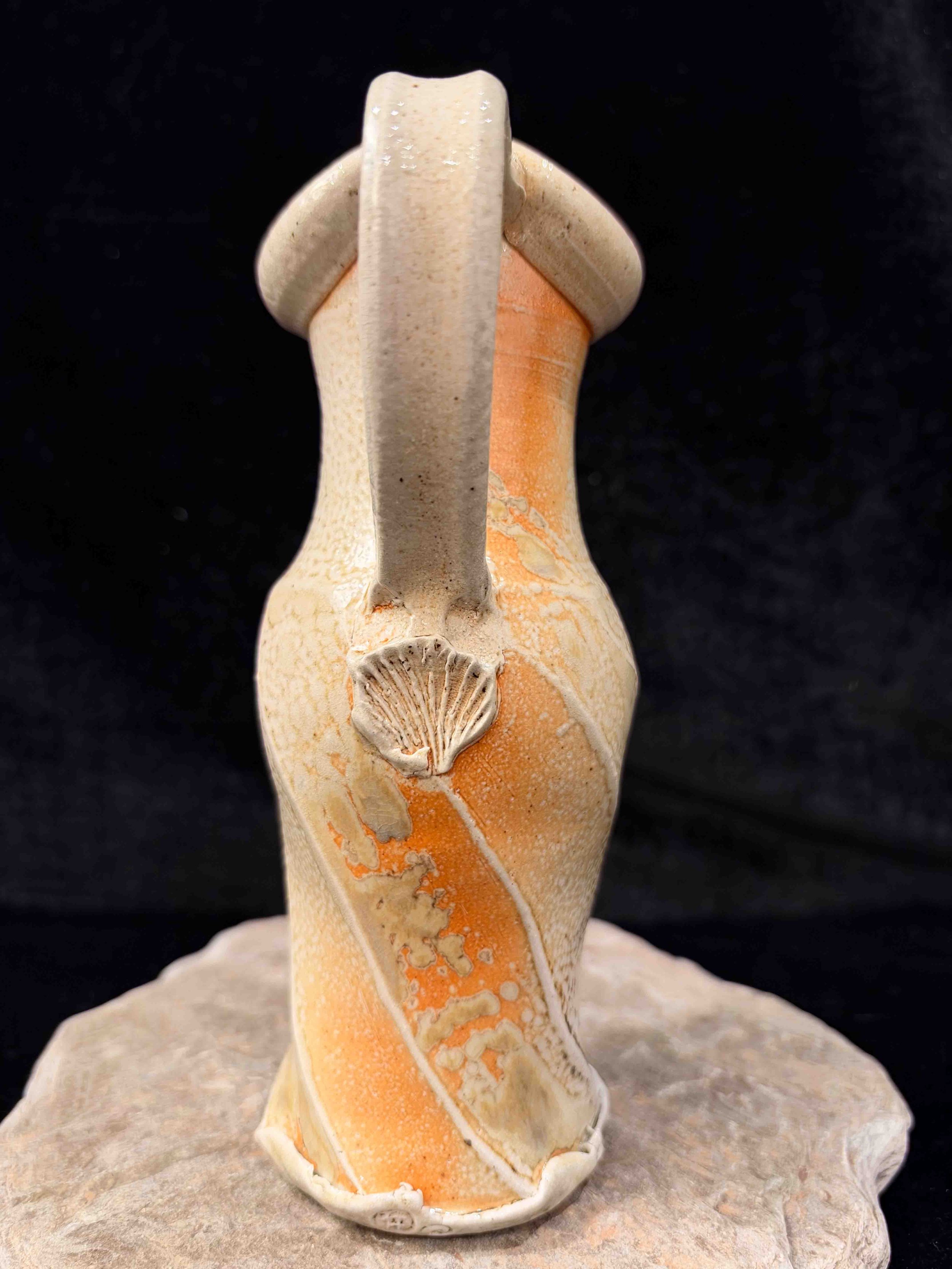 Ruthanne Tudball - soda glazed faceted jug - detail.jpg