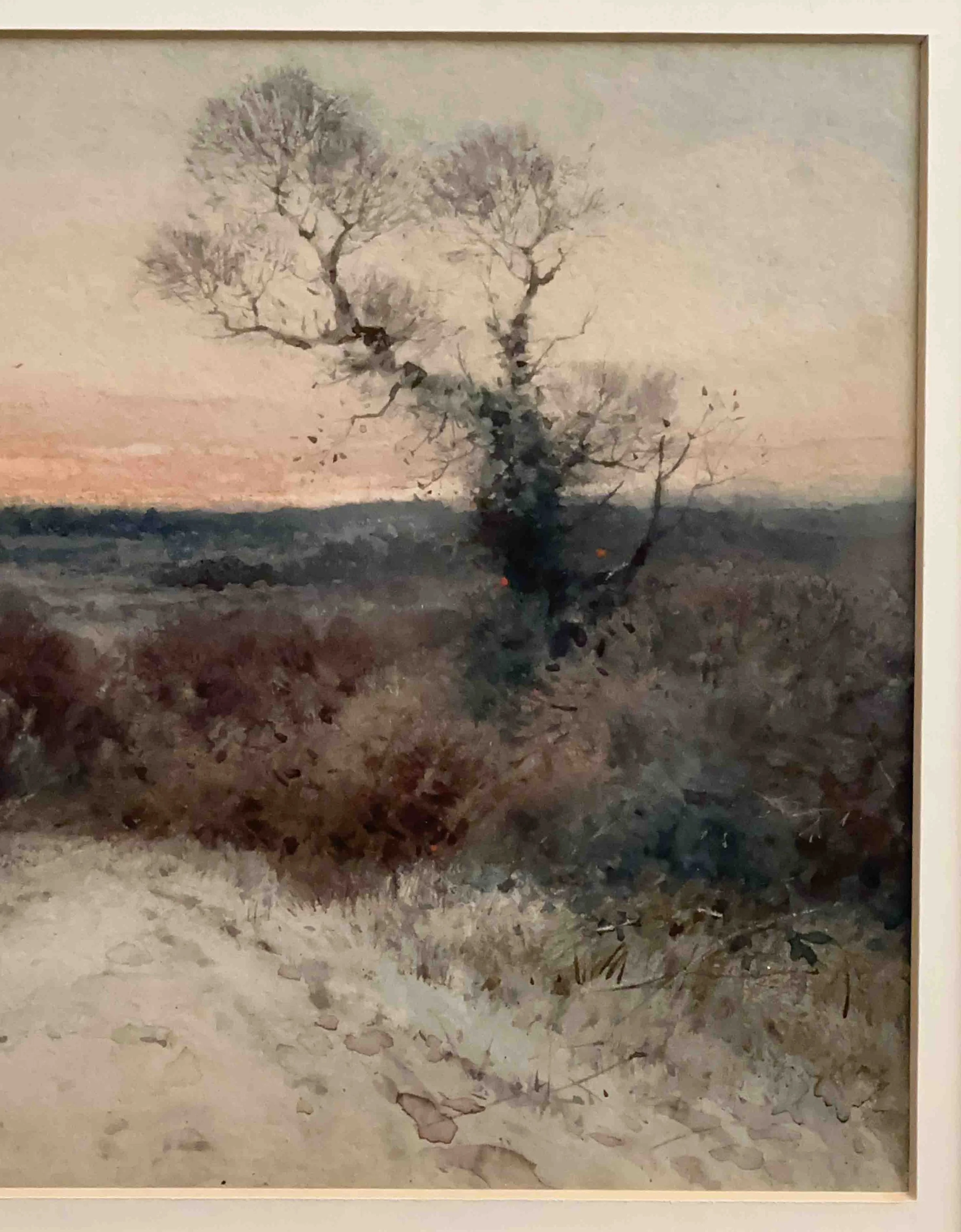 Harry Stannard - Winter Countryside - Original Watercolour detail.jpg