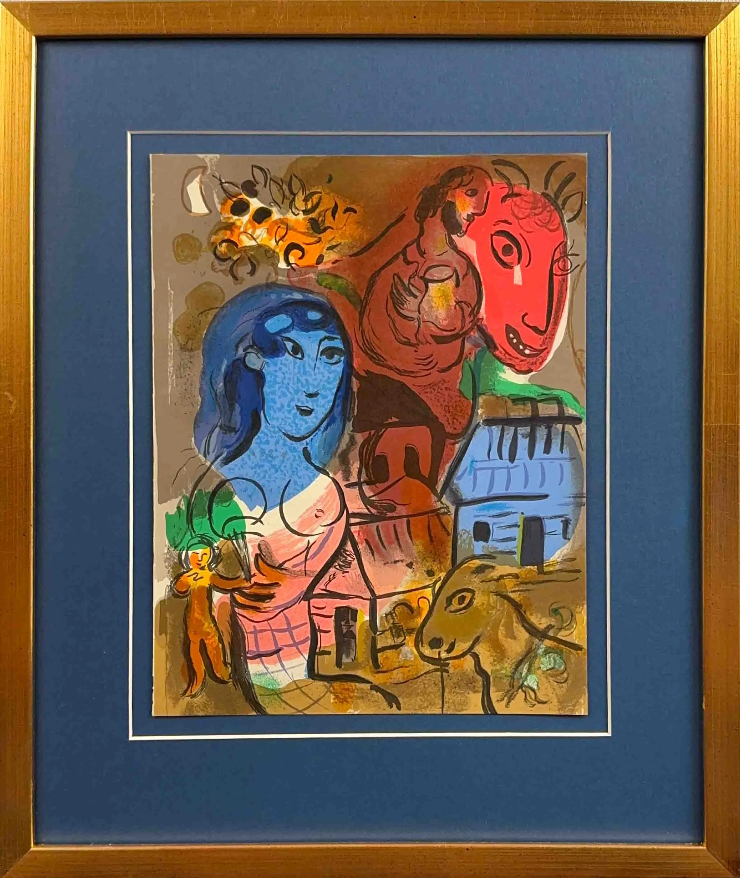 Marc Chagall - Homage 1969 Lithograph - Full with Frame.jpg