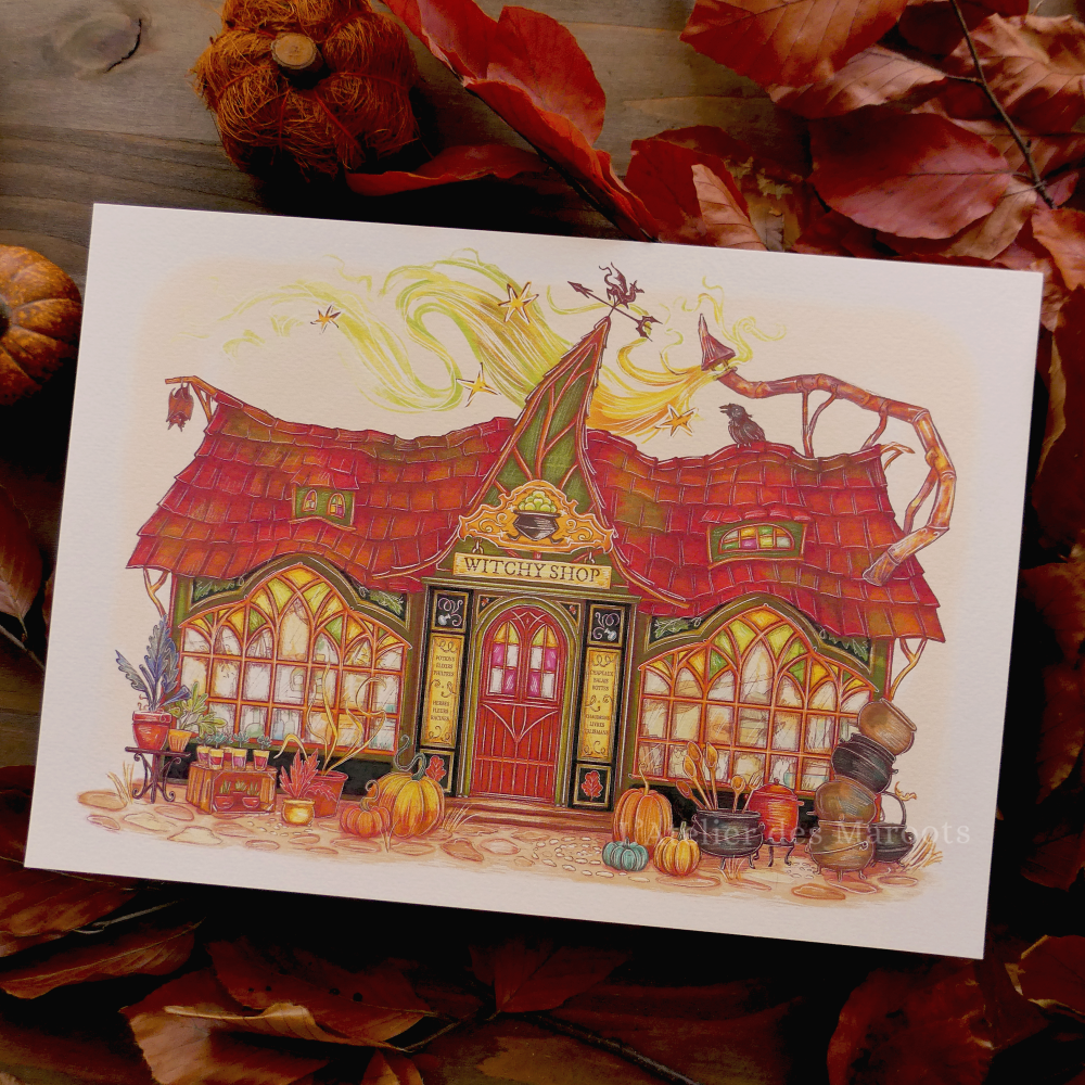 "Witchy Shop" - Affiche