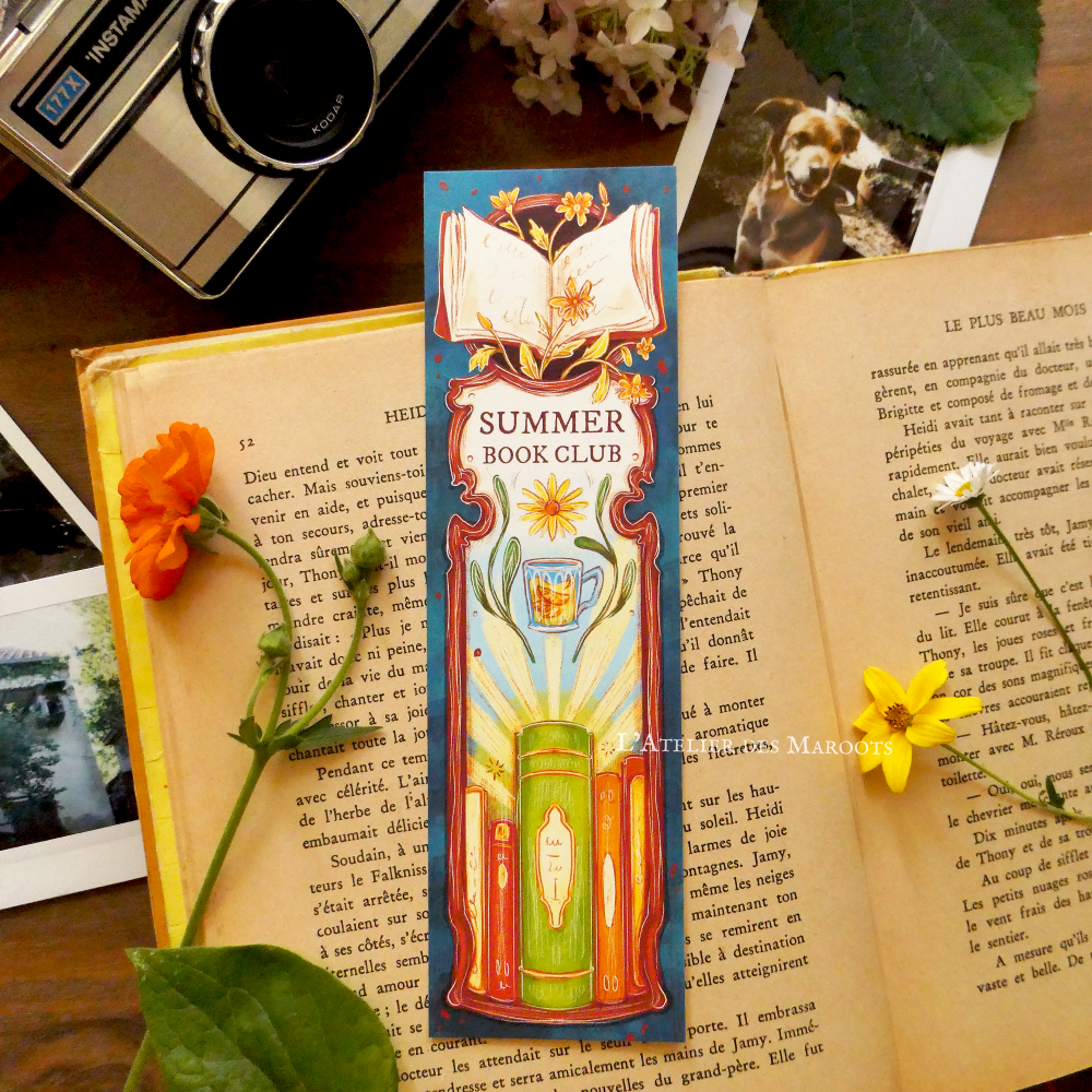 "Summer Book Club" - Marque-Page