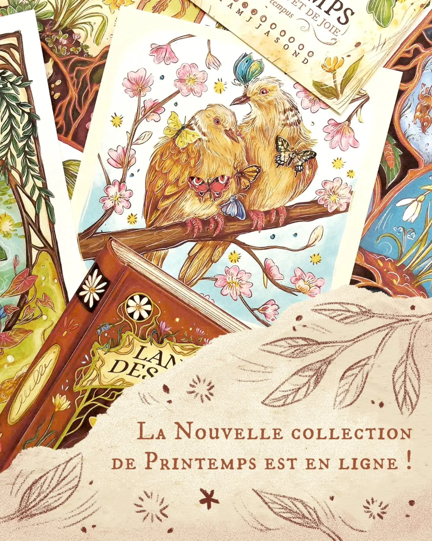 La nouvelle collection de l'Atelier est en ligne 🌼

Je vous partagerai dans les prochains jours les illustrations qui composent cette nouvelle collection car j'ai &agrave; c&oelig;ur de les enrichir avec des mots. 

J'esp&egrave;re que cette perspec