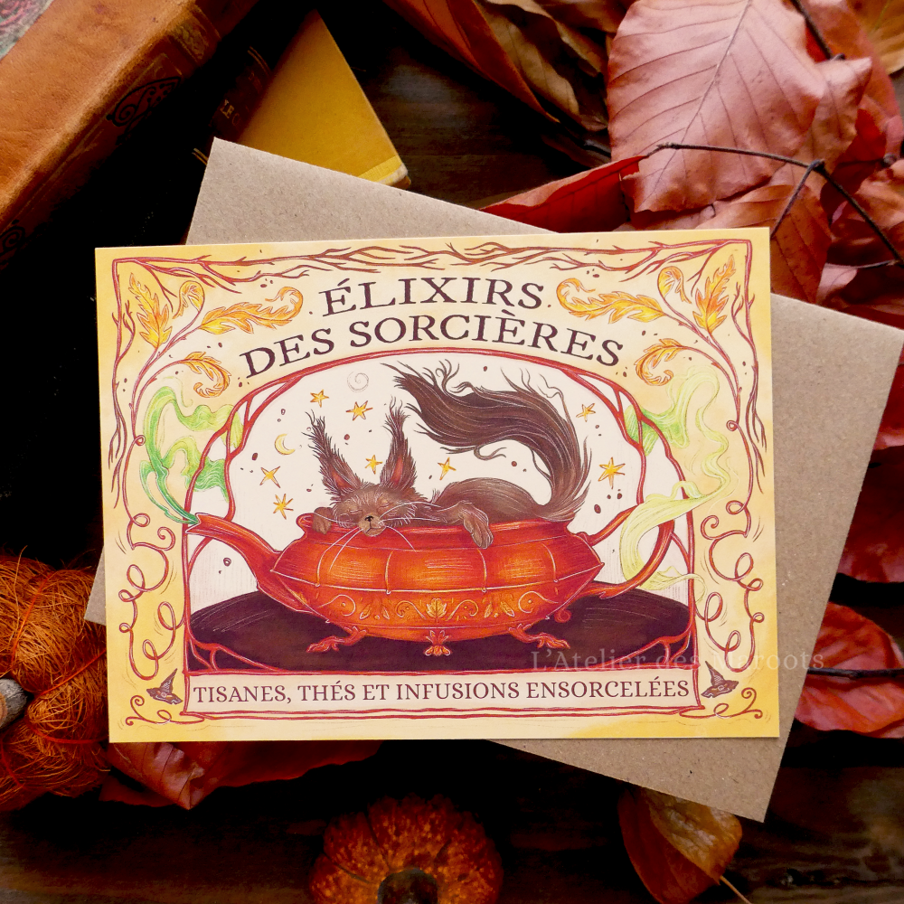 "Elixirs des Sorcières"  - Carte Postale