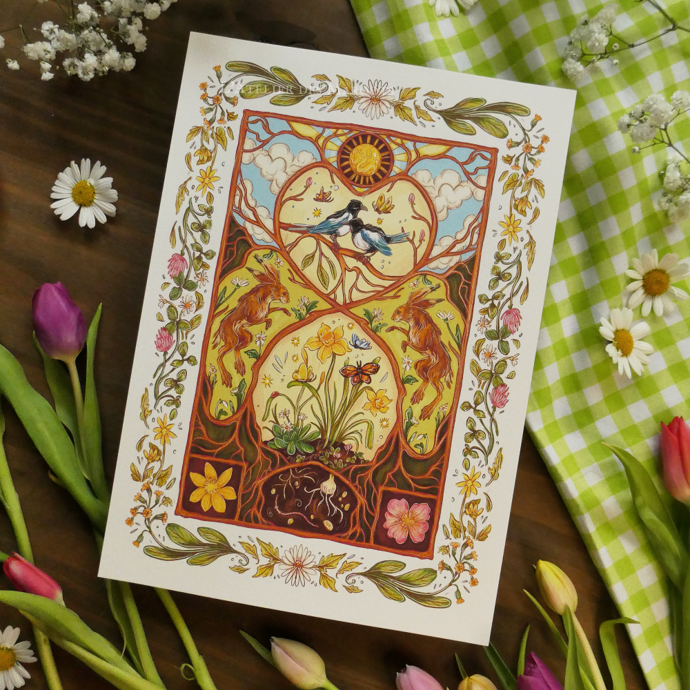 "L'Équinoxe de Printemps : Diurne" - Affiche