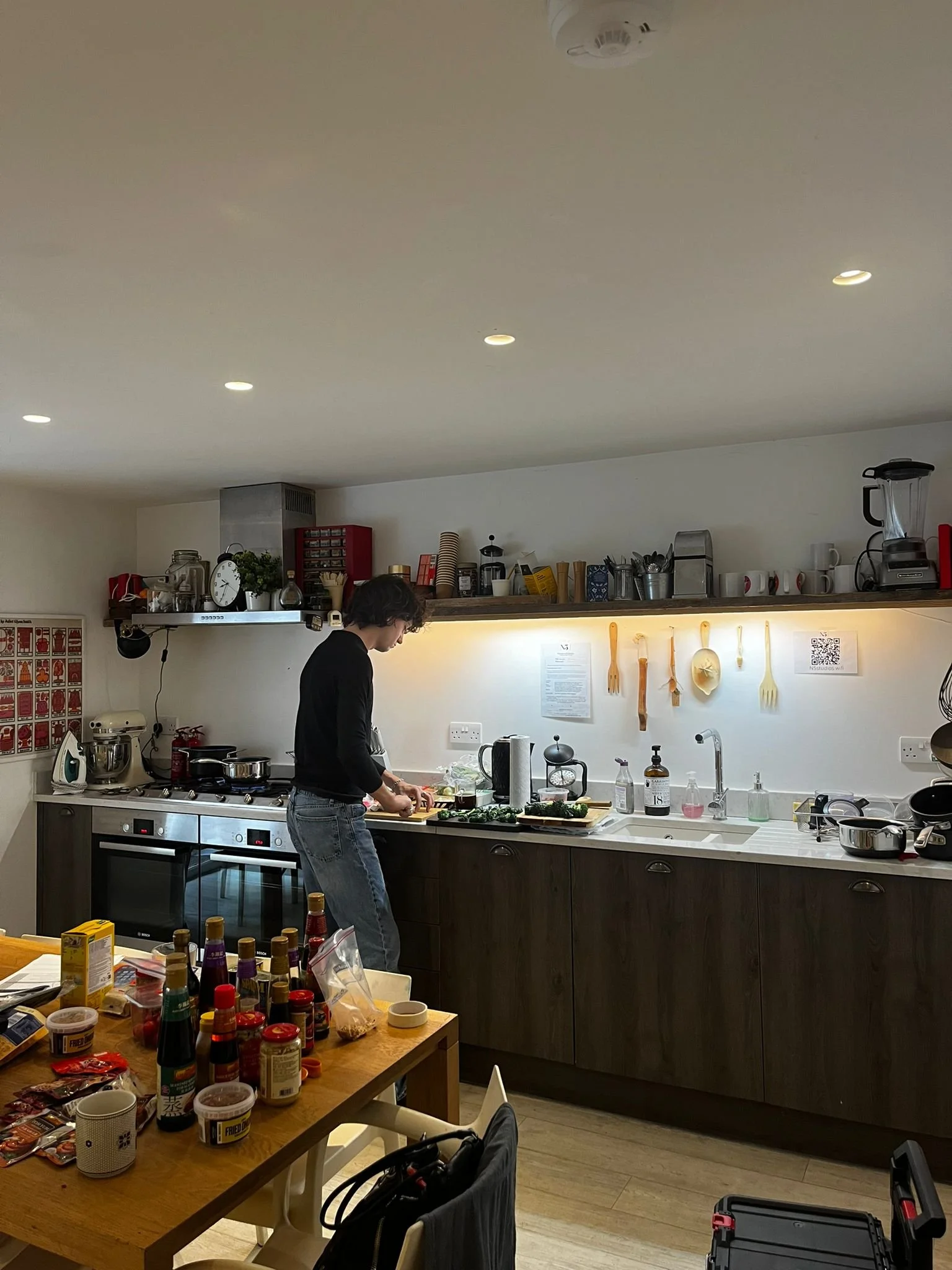  A food photography studio is set up to capture the assets needed for stop motion animation in this project for Lee Kum Kee by video, animation and VFX studio Heehaw, Scotland 